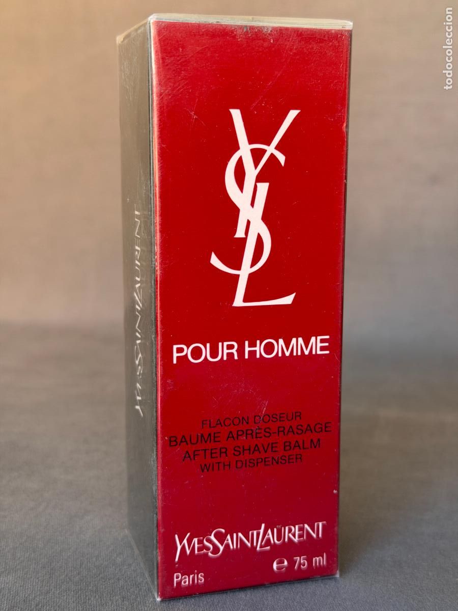 Miniaturas de perfumes antiguos: Vintage pour homme de Yves Saint Laurent, After shave , 75ml, nuevo , 1980s.