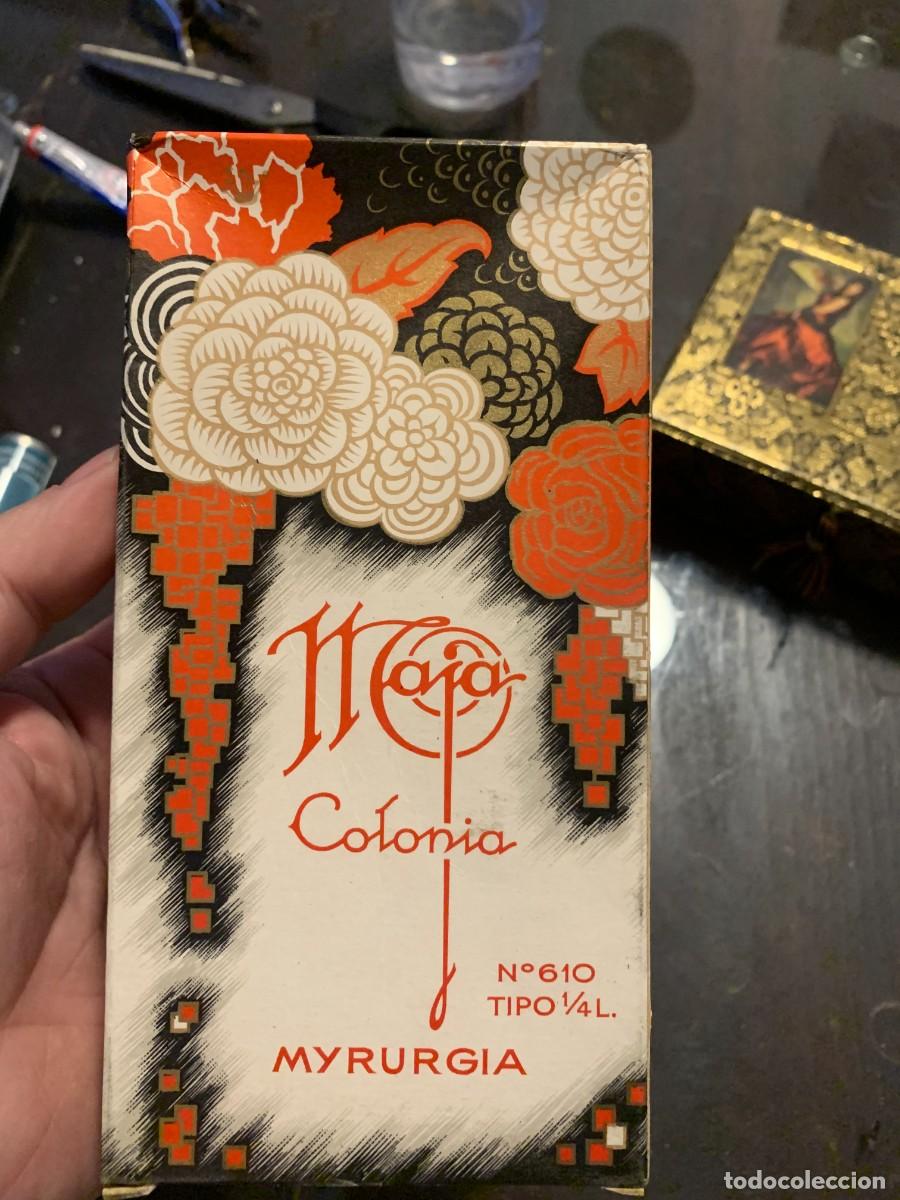 Miniaturas de perfumes antiguos: Colonia - MAJA de MYRURGIA - Ref. 610 / 210 Ml - MADE IN SPAIN
