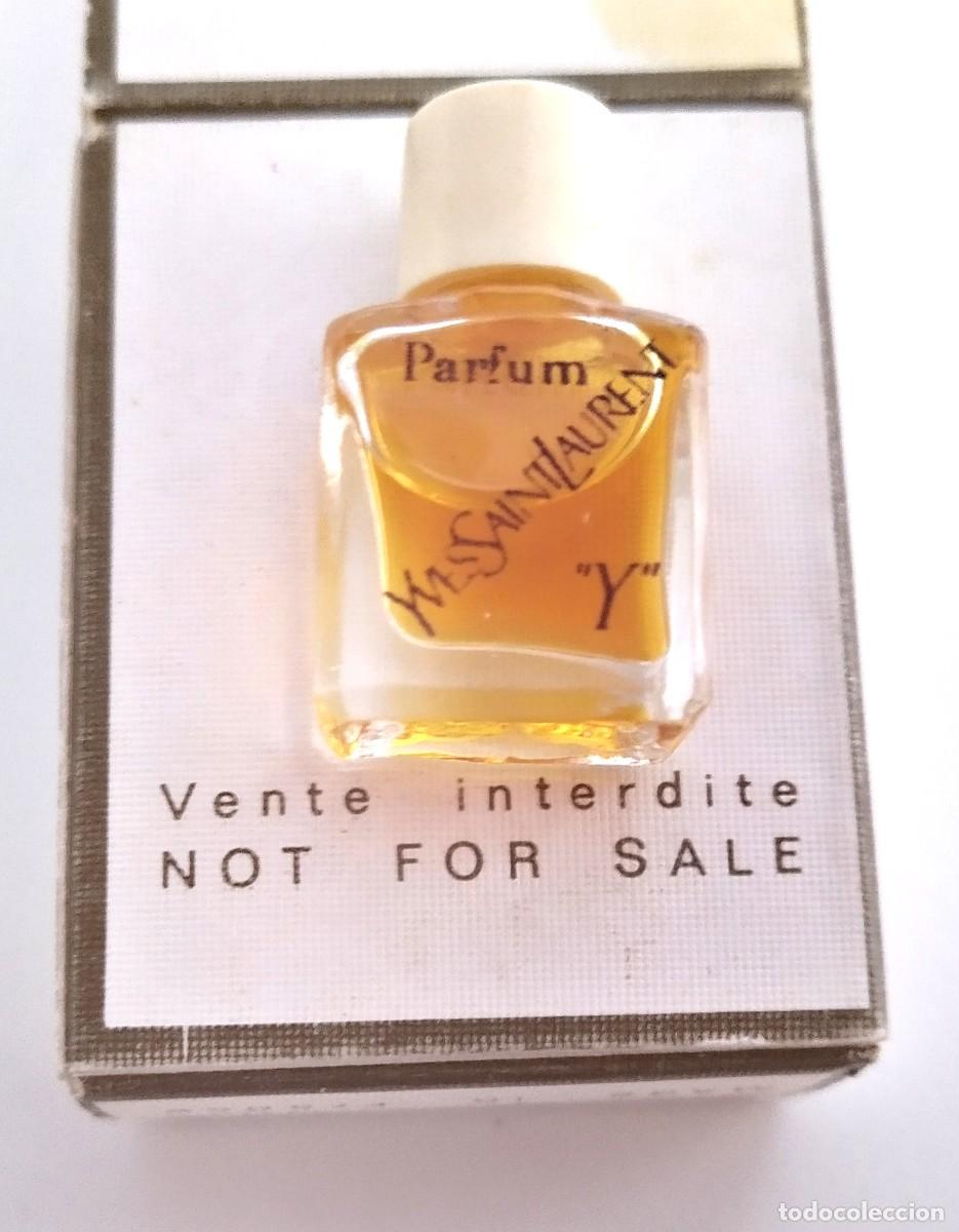 Miniaturas de perfumes antiguos: Miniatura de perfume de colecci&oacute;n Yves Saint Laurent Y Parfum 1 ml