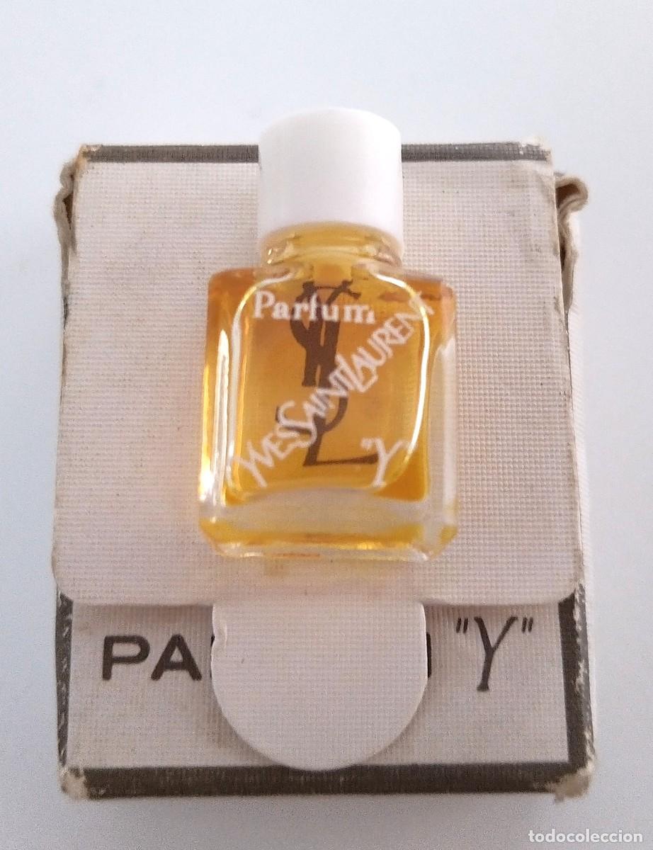 Miniaturas de perfumes antiguos: Miniatura de perfume de colecci&oacute;n Yves Saint Laurent Y Parfum 1 ml