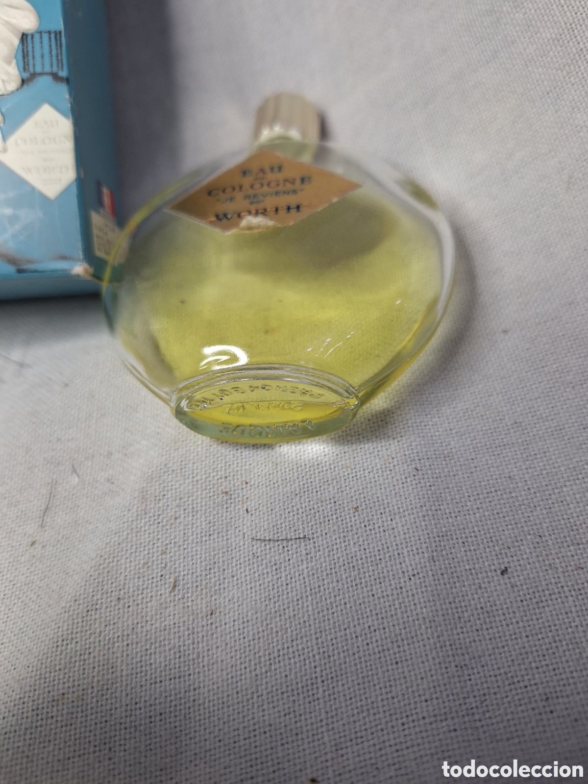 Miniaturas de perfumes antiguos: Frasco de colonia Worth, Paris - Foto 2