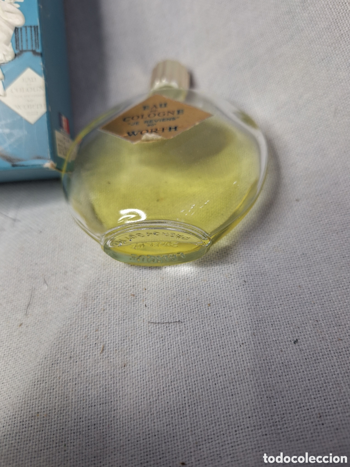Miniaturas de perfumes antiguos: Frasco de colonia Worth, Paris - Foto 3
