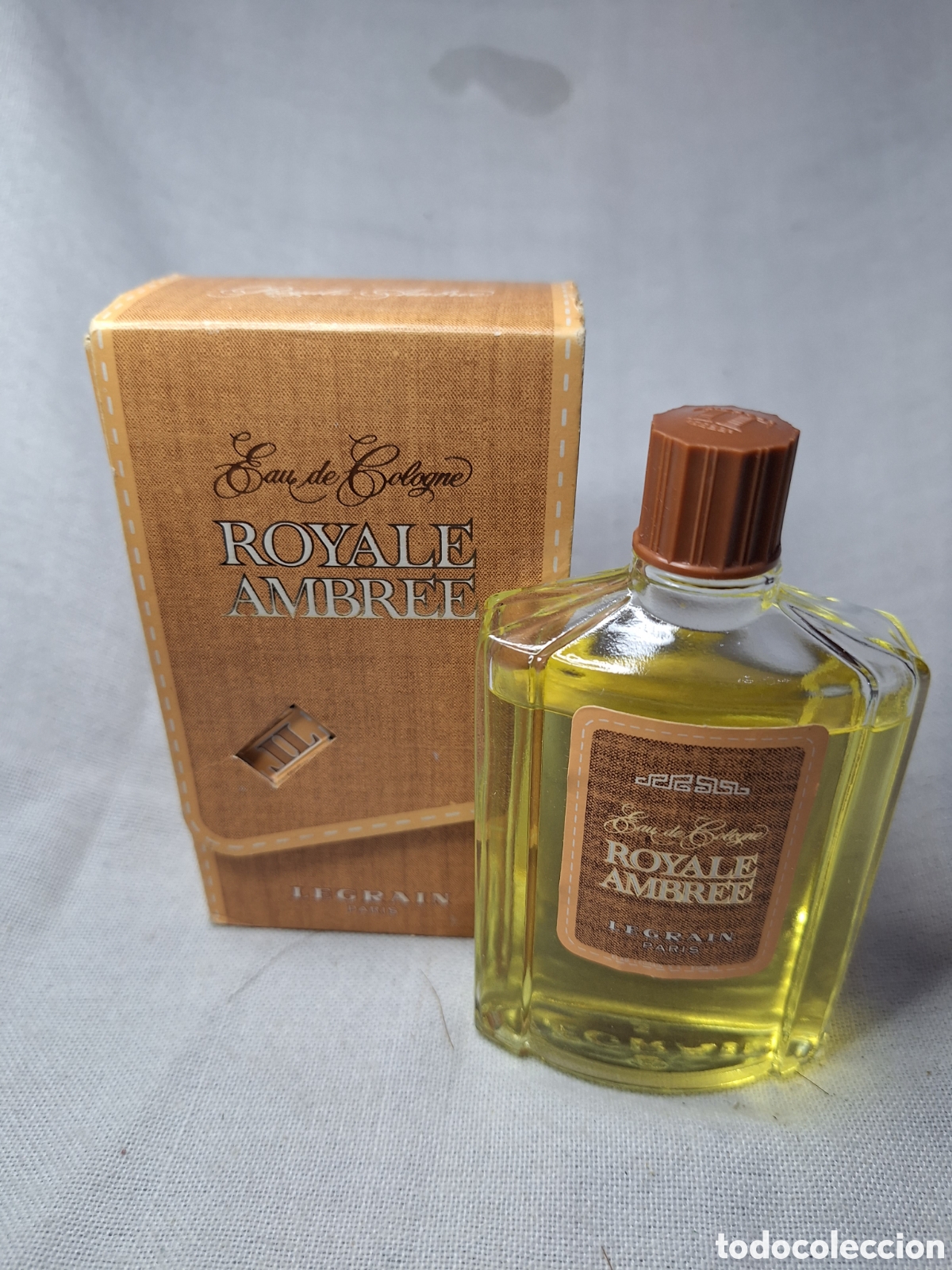 Miniaturas de perfumes antiguos: Botella colonia Royale Ambree