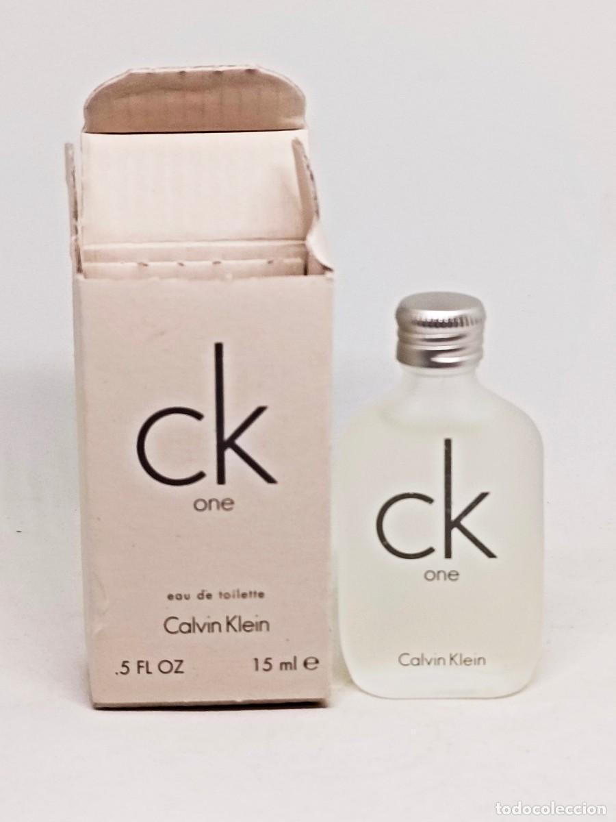 Miniaturas de perfumes antiguos: Calvin Klein One 15ml Tama&ntilde;o bolso o viaje