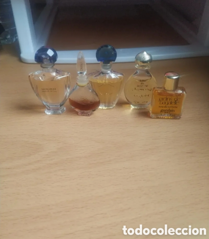 Miniaturas de perfumes antiguos: Miniaturas Guerlain de colecci&oacute;n - Foto 1