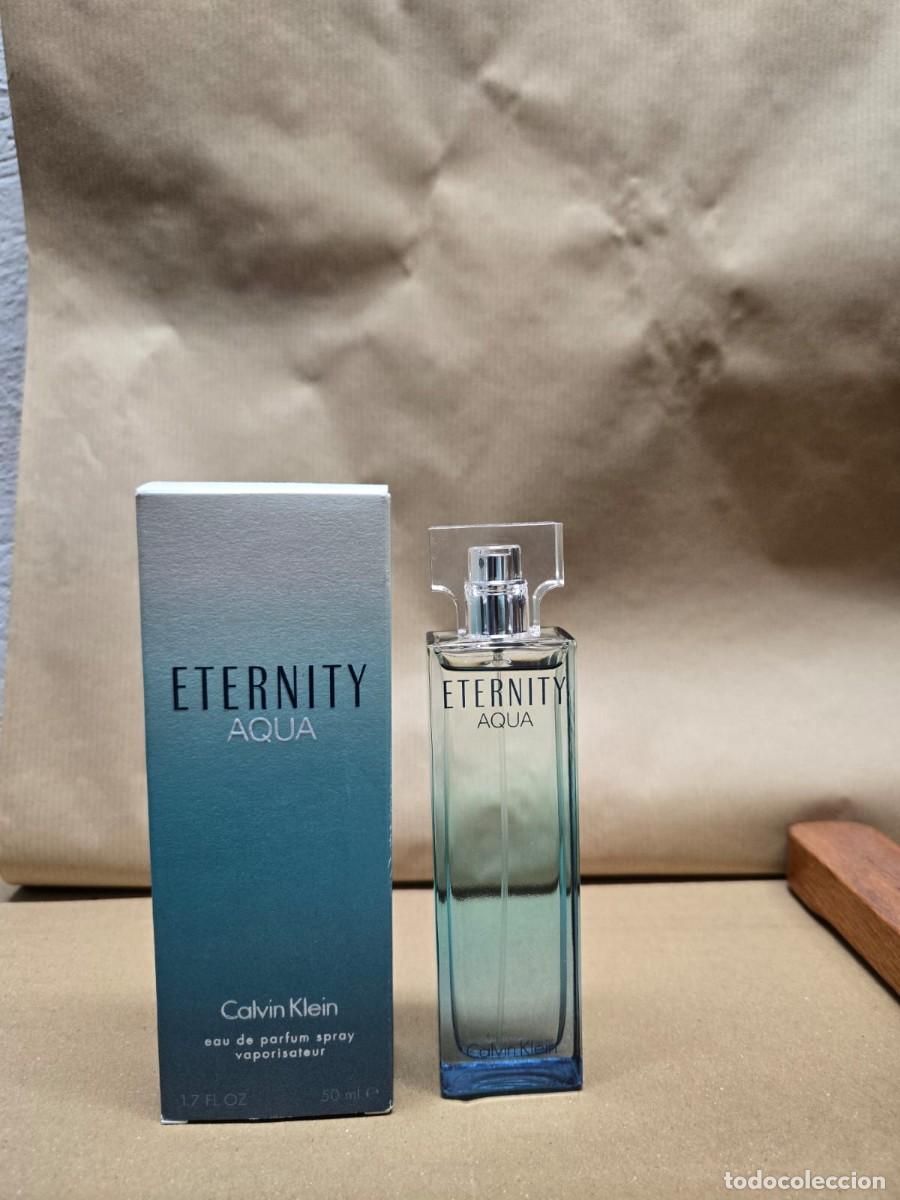 Miniaturas de perfumes antiguos: Calvin Klein Eternity Aqua Mujer 50 ML, RARE, DISCONTINUED, VERY HARD TO FIND!