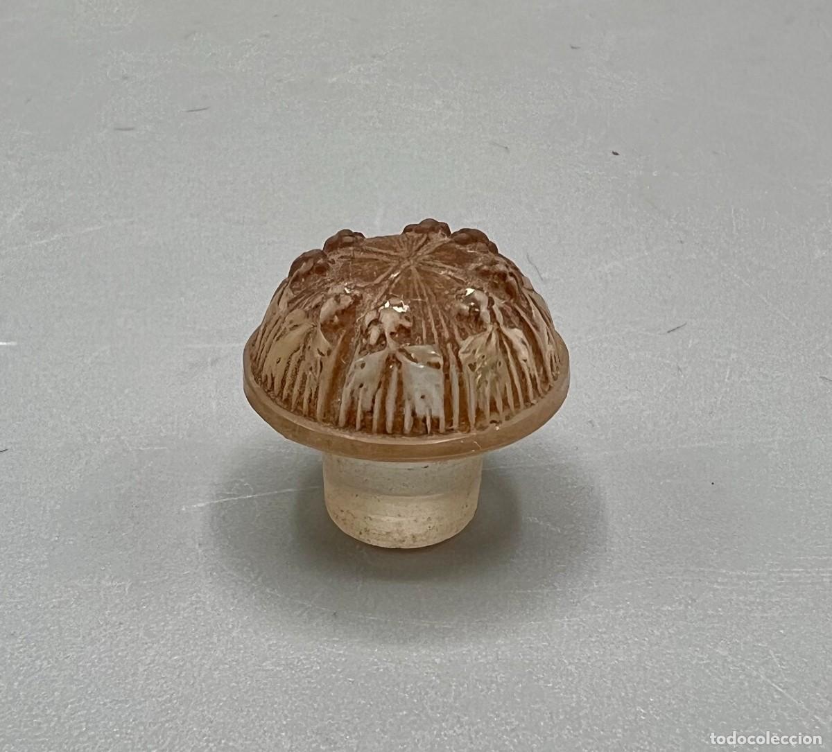 Miniaturas de perfumes antiguos: COTY Emeraude Amber Chrype TAP&Oacute;N Perfume Lalique Art Deco Bouchon Antiguo Cristal Frasco Colonia