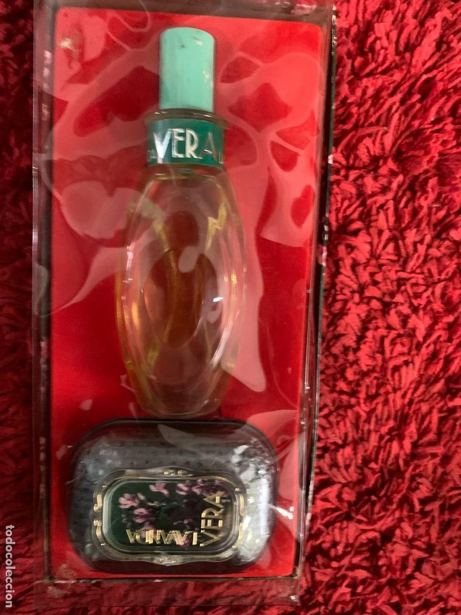 Miniaturas de perfumes antigos: ESTUCHE COLONIA LAVANDA Y JABON - VERA
