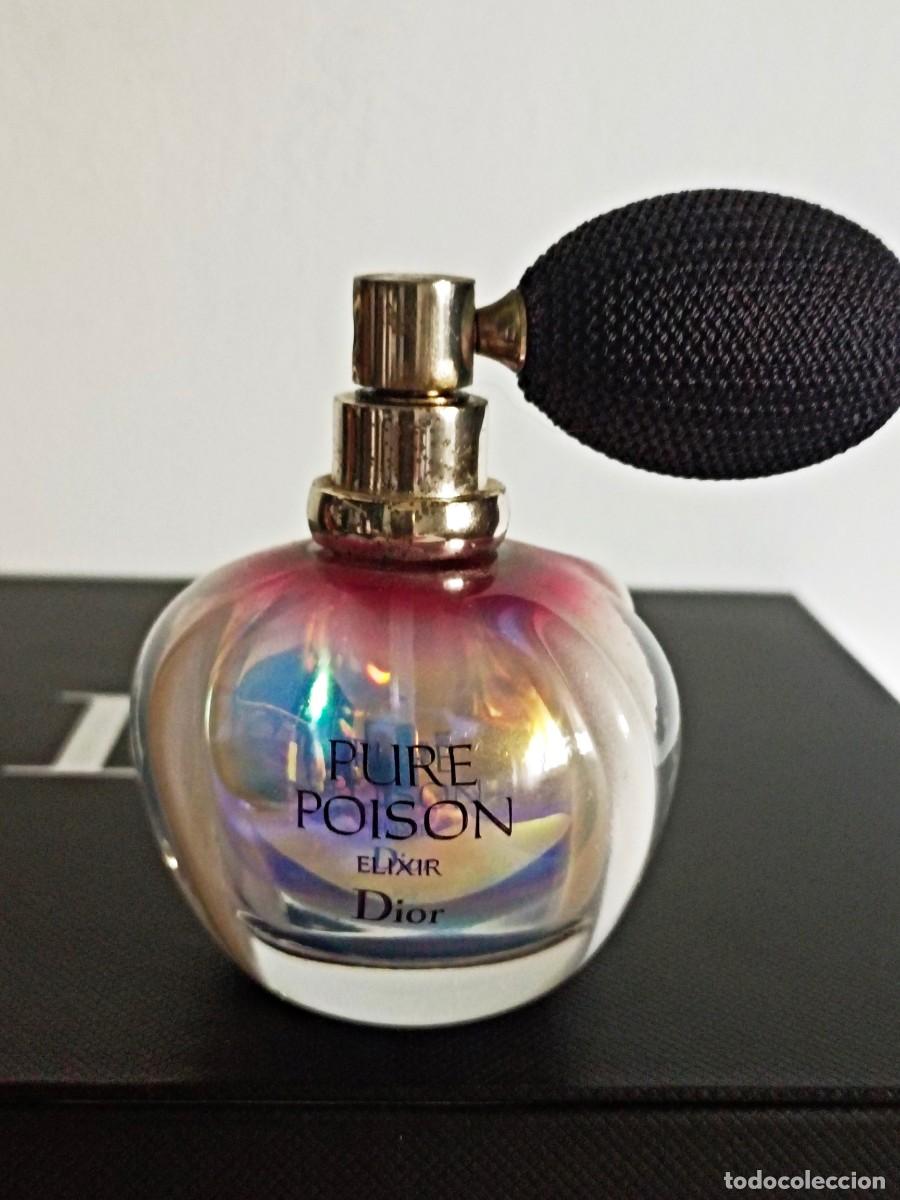 Miniaturas de perfumes antiguos: Dior Pure Poison Elixir 50ml - Frasco vac&iacute;o rellenable - Foto 1