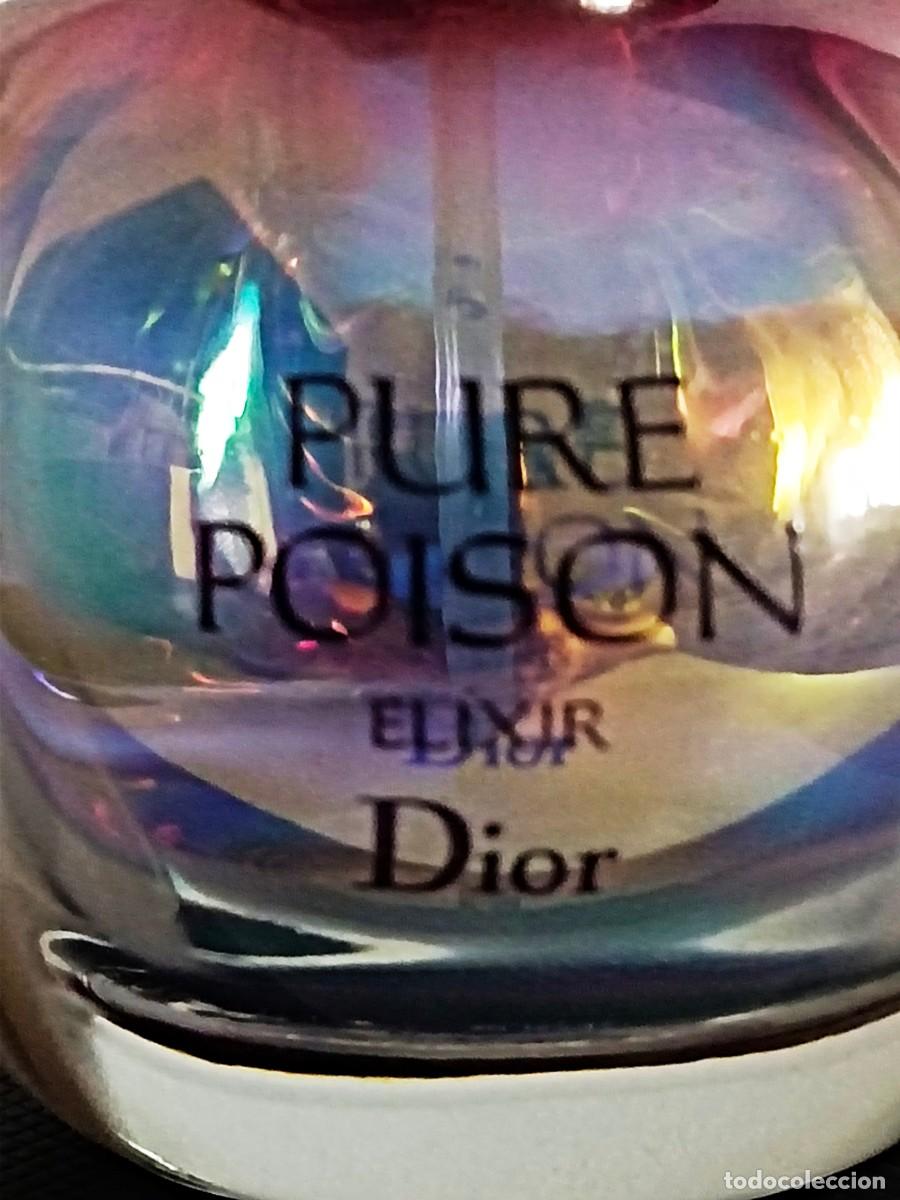 Miniaturas de perfumes antiguos: Dior Pure Poison Elixir 50ml - Frasco vac&iacute;o rellenable - Foto 2