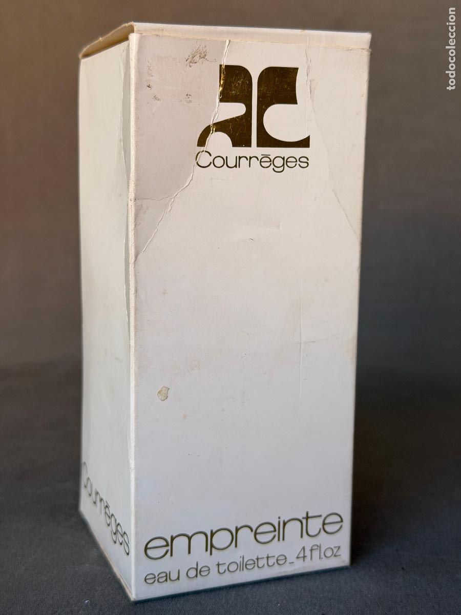 Miniaturas de perfumes antiguos: Vintage Courr&egrave;ges Empreinte , Eau , EDT , 115ml . sin usar en caja