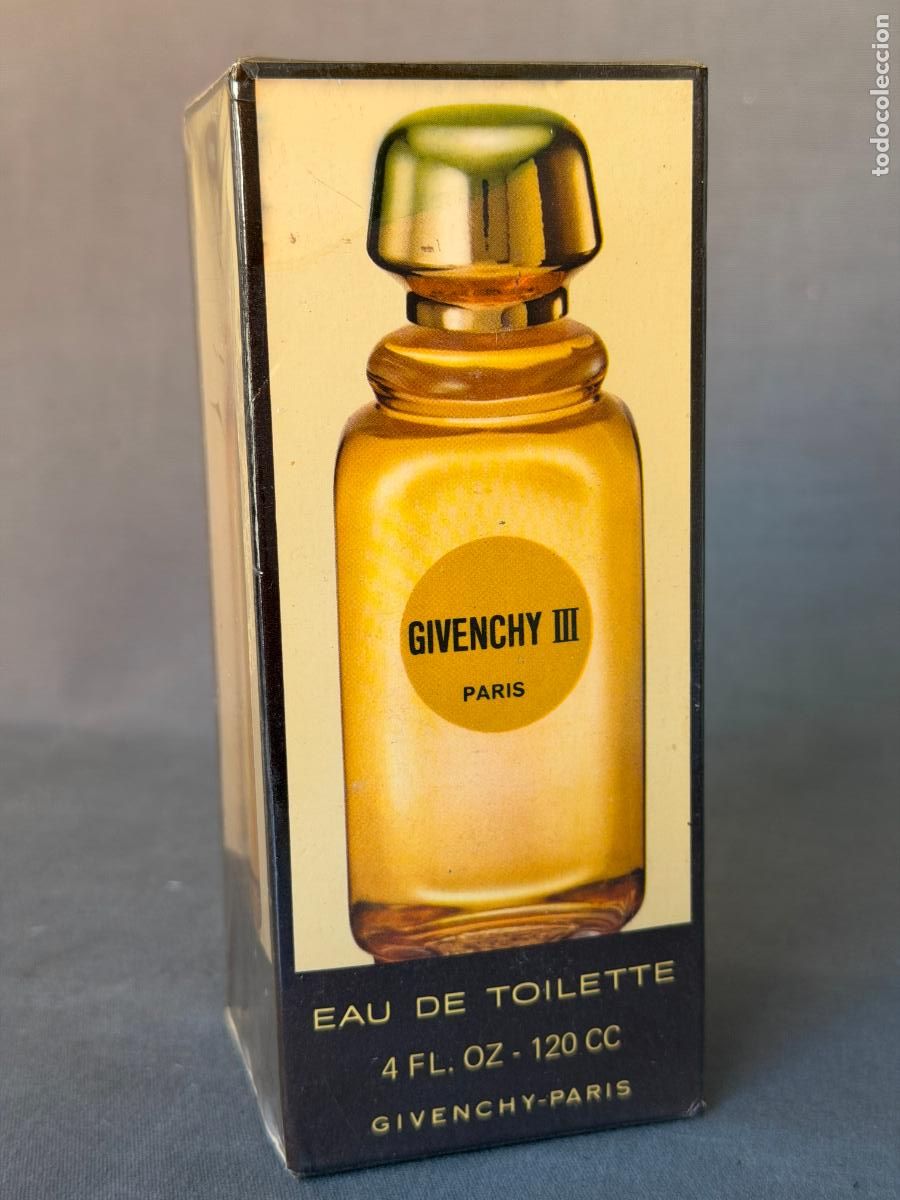Miniaturas de perfumes antigos: Vintage Givenchy III , EDT , eau de toilette , 120 cc. sin usar en caja sellada , ref 3246