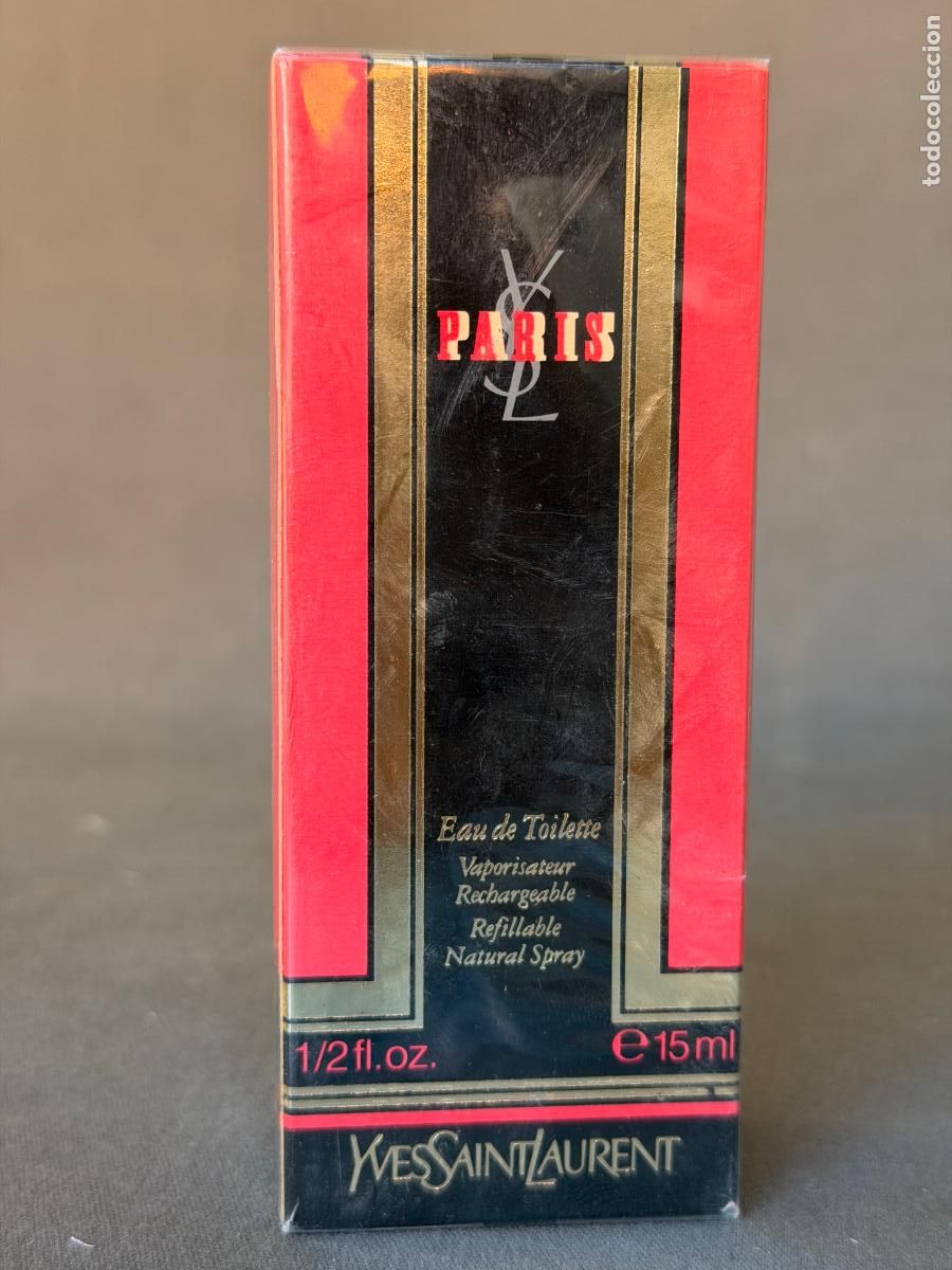 Miniaturas de perfumes antiguos: Vintage , Yves Saint Laurent , YSL , EDT ,vaporisateur eau de toilette , 15 ml. caja sellada