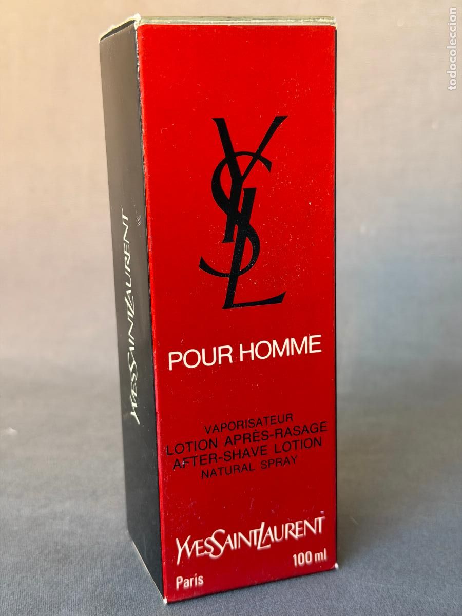 Miniaturas de perfumes antiguos: Vintage , Yves Saint Laurent , YSL , vaporisateur after shave , 100 ml. en caja sin usar