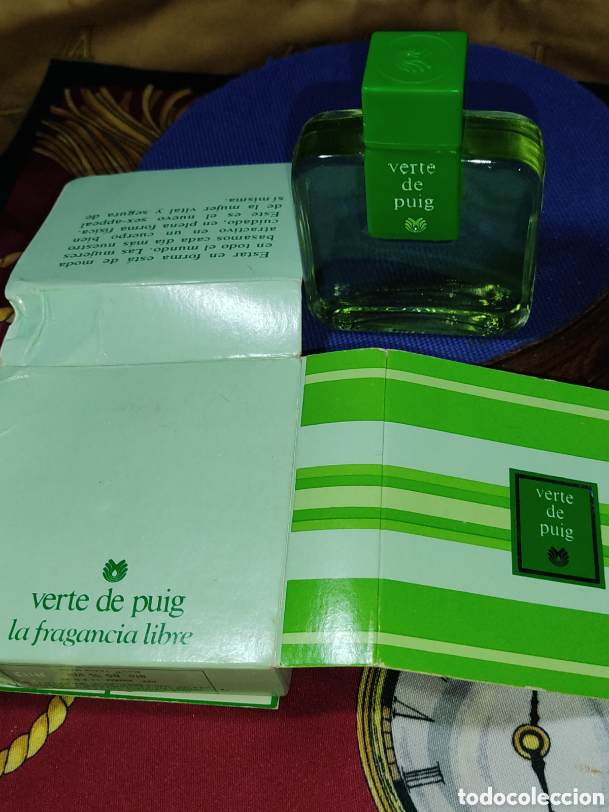 &Eacute;chantillons de parfums anciens: Colonia Verte de Puig 30ml.Vintage.