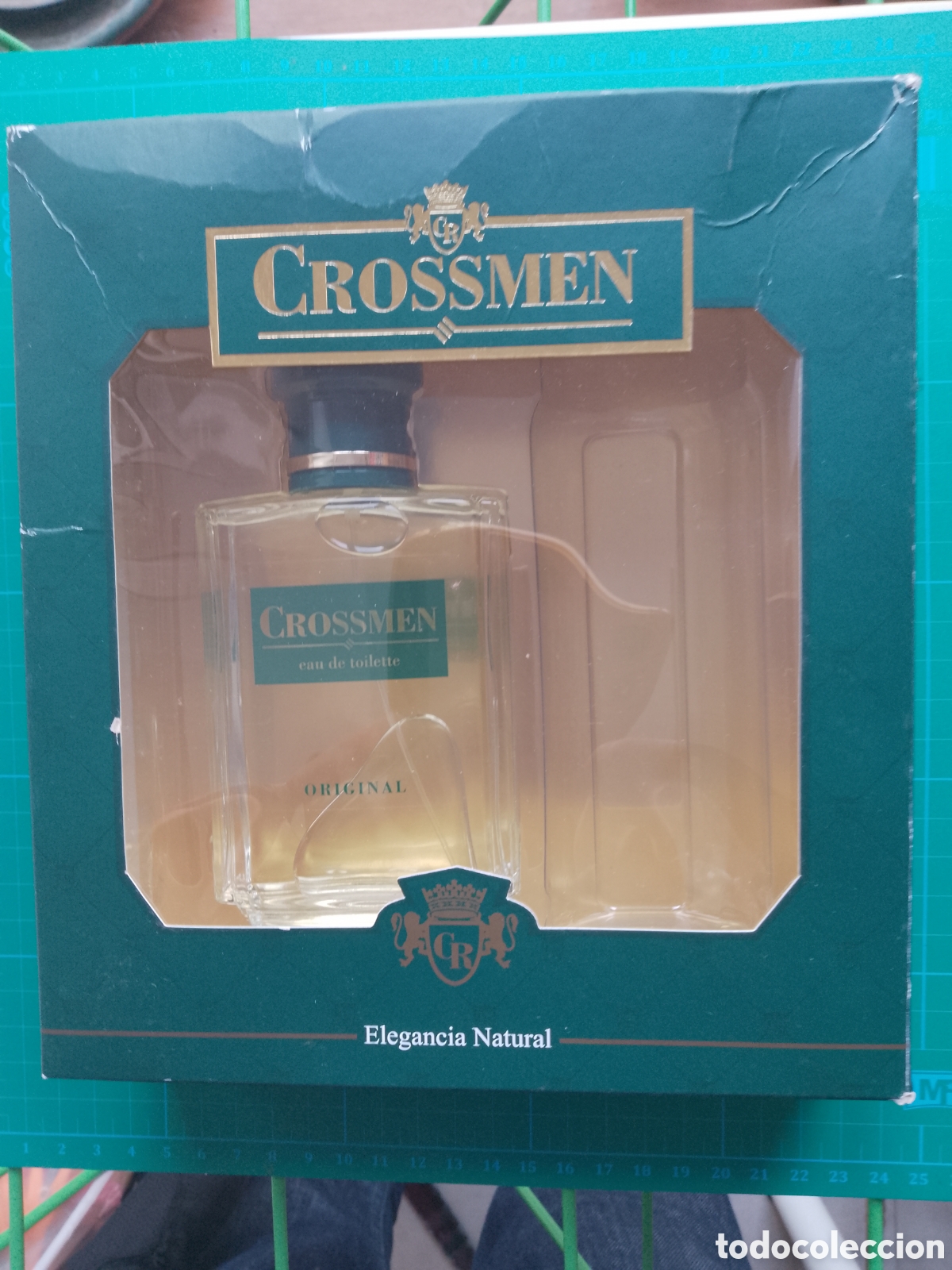 Miniature di profumi antiche: CROSSMEN . ESTUCHE DE COLONIA ..eau de toilette . original . fragancia natural . NUEVA ..A ESTRENAR