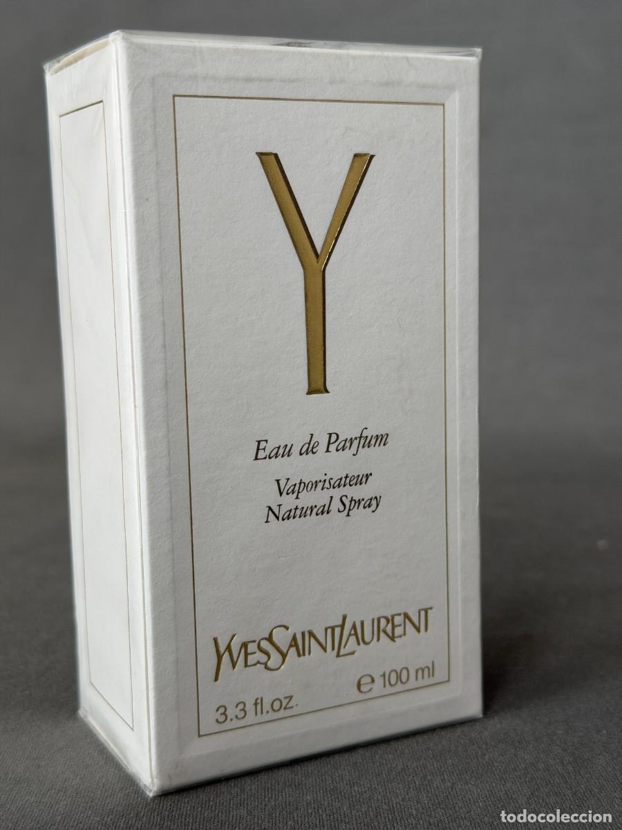 Miniaturas de perfumes antiguos: Vintage , Yves Saint Laurent , YSL , Y , eau de parfum vaporisateur spray , 100 ml . en caja sellada