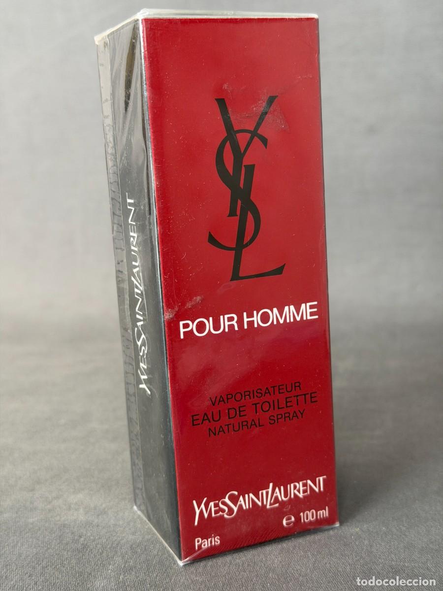 Miniatures of antique perfumes: Vintage pour homme de Yves Saint Laurent, vaporisateur EDT , 100 ml, sellado , 1980s.