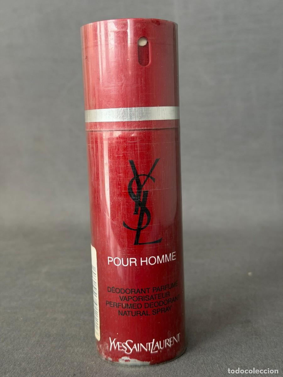 Miniatures of antique perfumes: Vintage , Yves Saint Laurent , YSL , pour homme . deodorant ,100 g . sellado