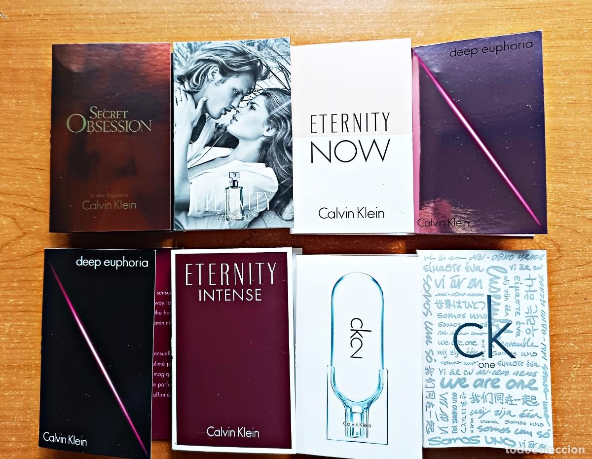 Miniaturas de perfumes antiguos: Muestras perfumes Calvin Klein mujer