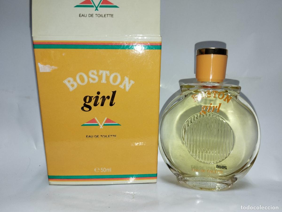 Miniaturas de perfumes antiguos: Frasco de colonia Boston girl de Puig descatalogada