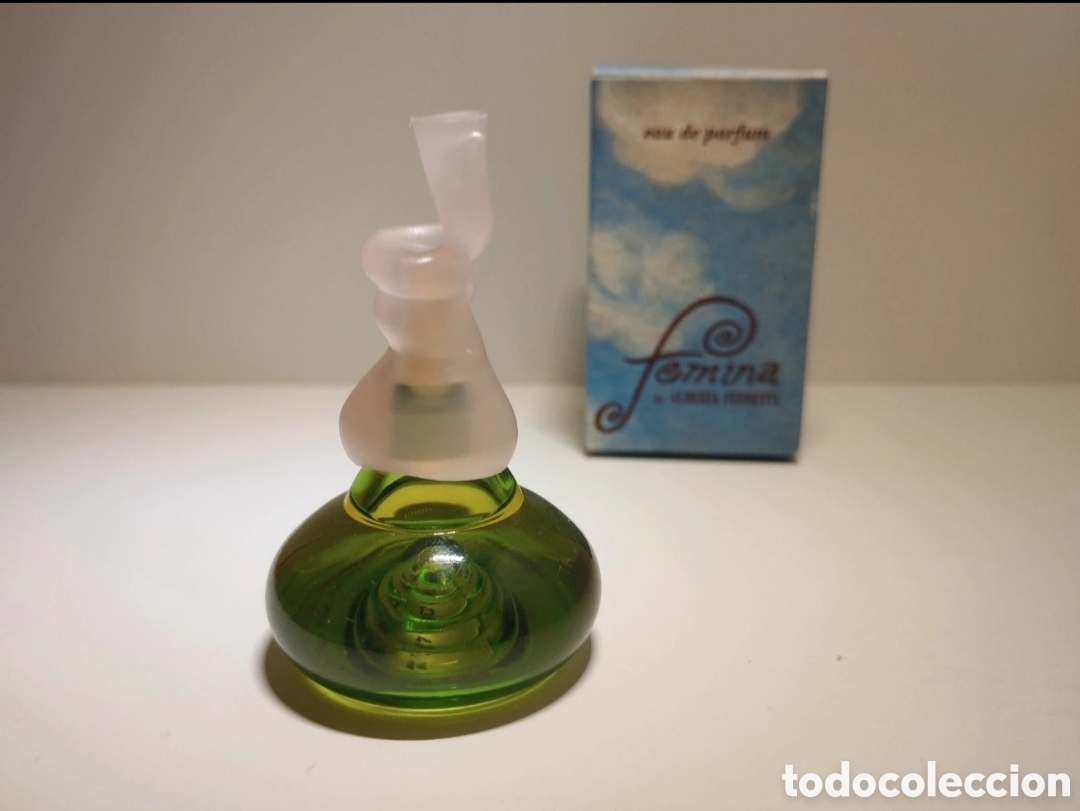 Miniaturas de perfumes antigos: Miniatura de perfume Femina de Alberta Ferretti