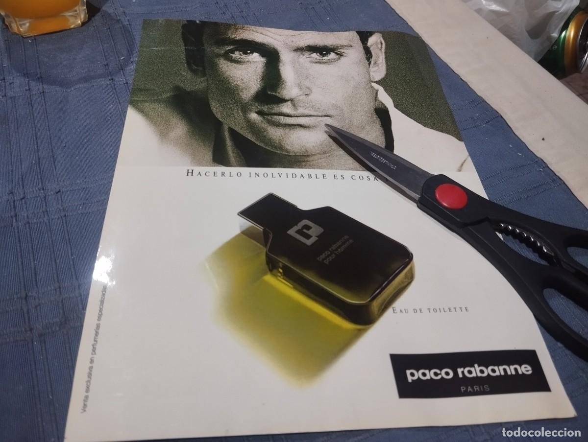 Miniaturas de perfumes antiguos: PACO RABANNE PERFUME COLONIA HOMBRE ANUNCIO PUBLICIDAD REVISTA 1991 BONITO PARA ENMARCAR