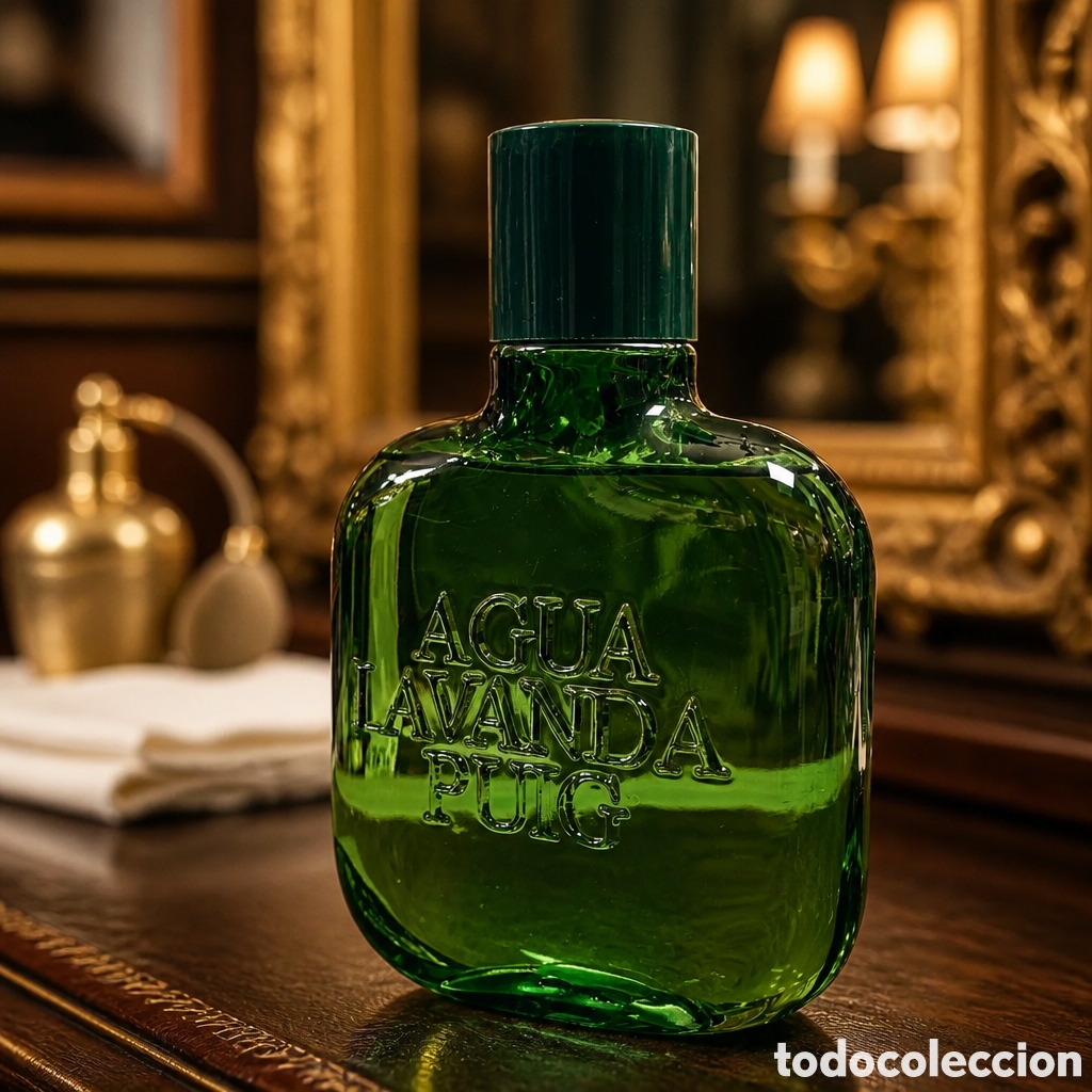 Miniaturas de perfumes antiguos: FICTICIO GRAN TAMA&Ntilde;O PARA ESCAPARATE. AGUA DE LAVANDA PUIG. LLENO