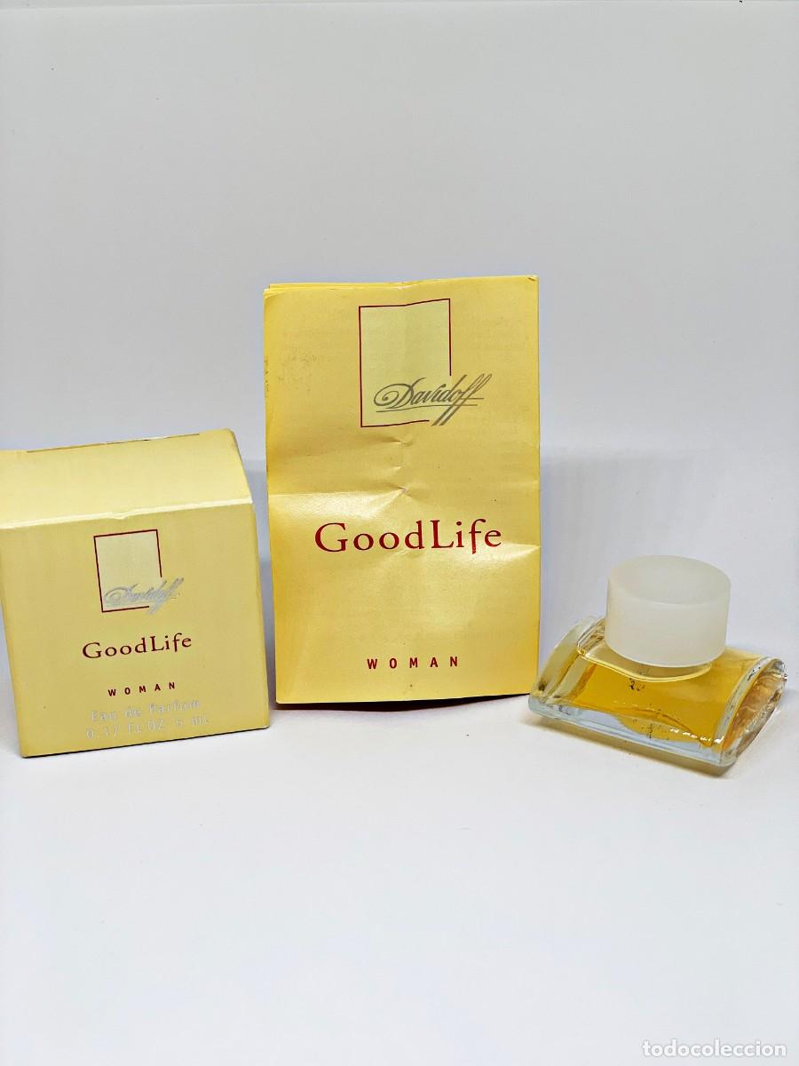 Miniaturas de perfumes antigos: Miniatura perfume Davidoff GOOD LIFE Woman