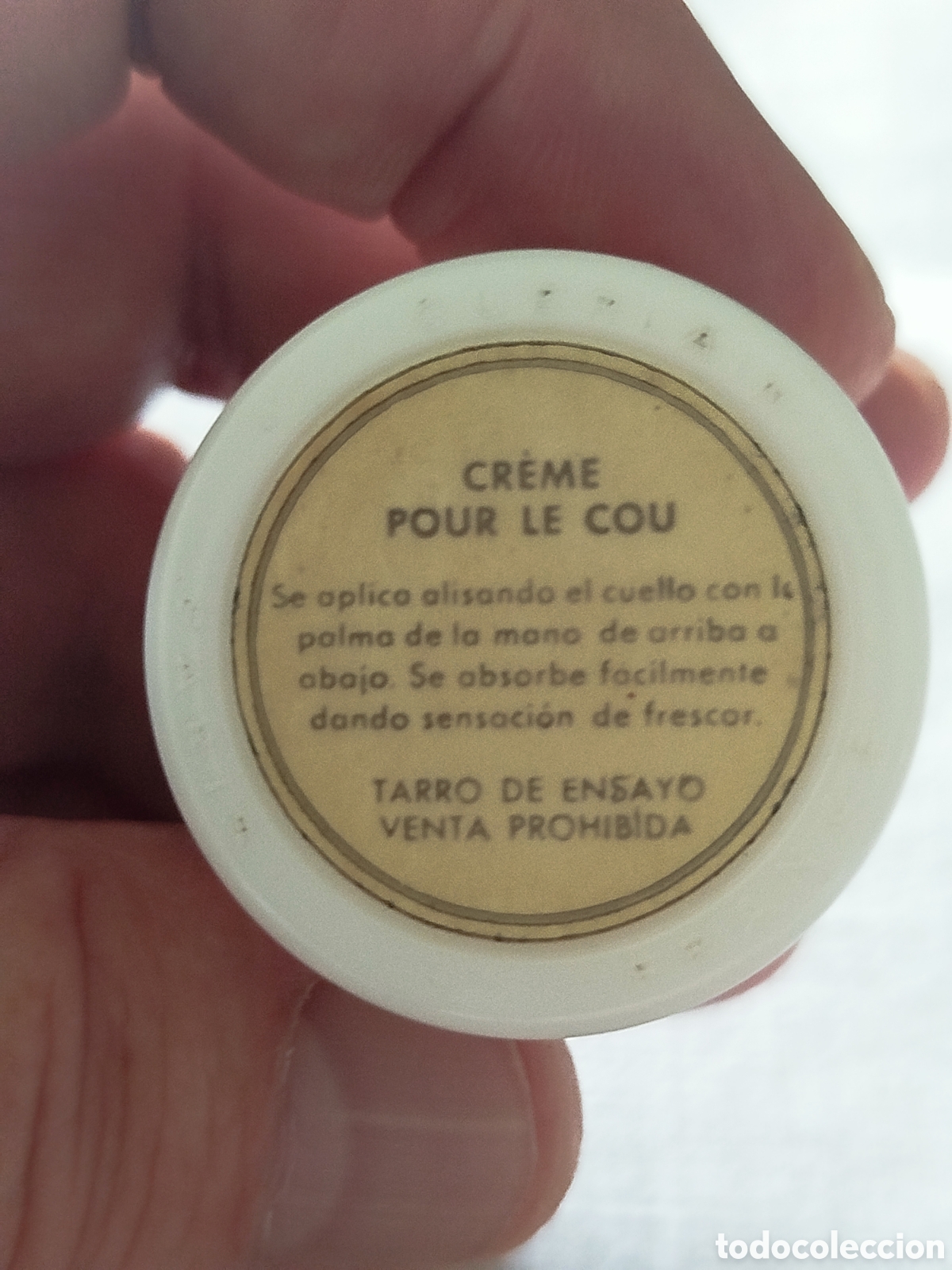 Miniaturas de perfumes antiguos: &rdquo;mini&rdquo; de CREME POUR LE COU - Foto 4
