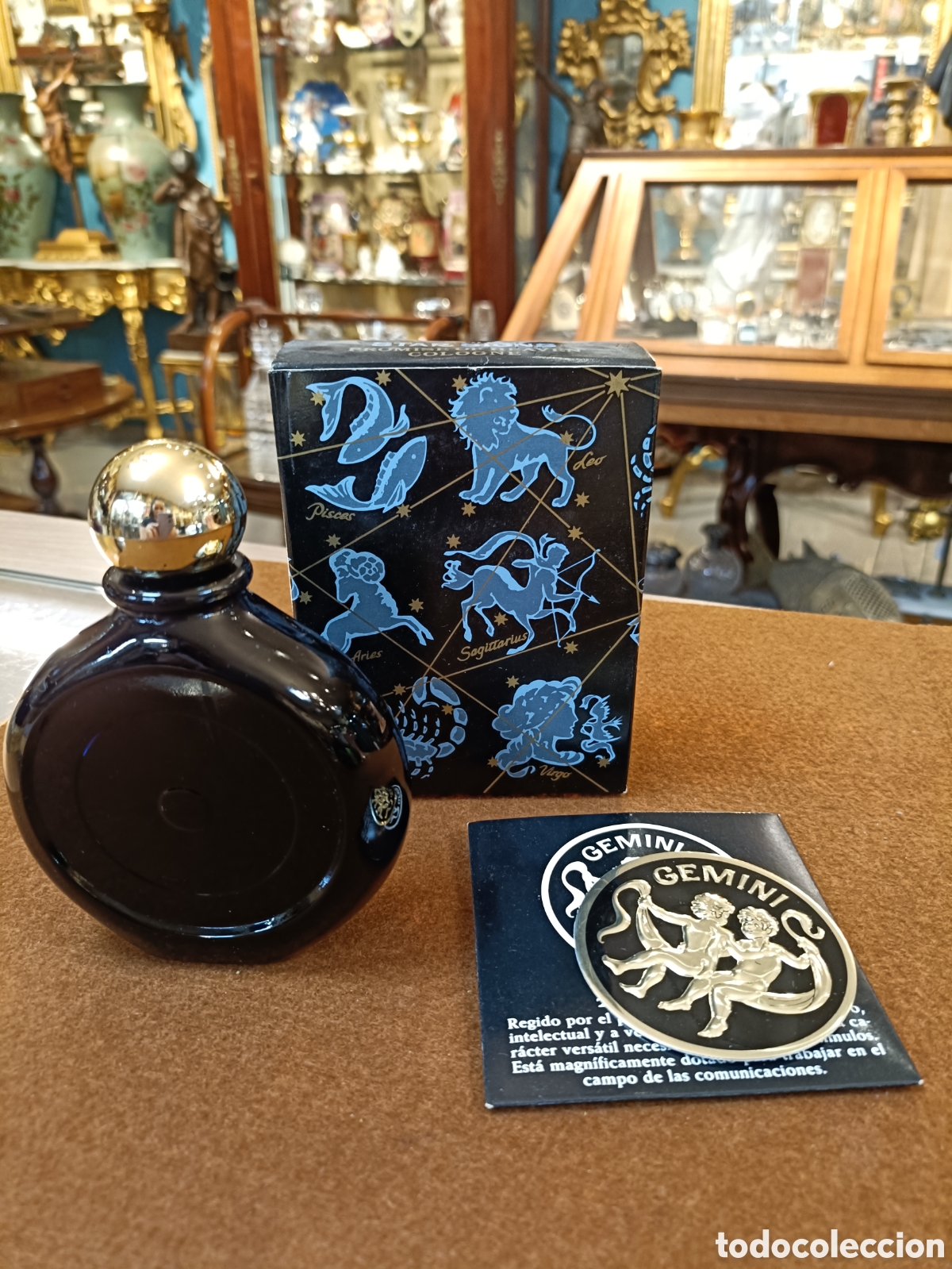 Miniaturas de perfumes antiguos: PERFUME, COLONIA, AVON, STAR SIGNS. G&Eacute;MINIS EN CAJA ORIGINAL. NUEVO!!!