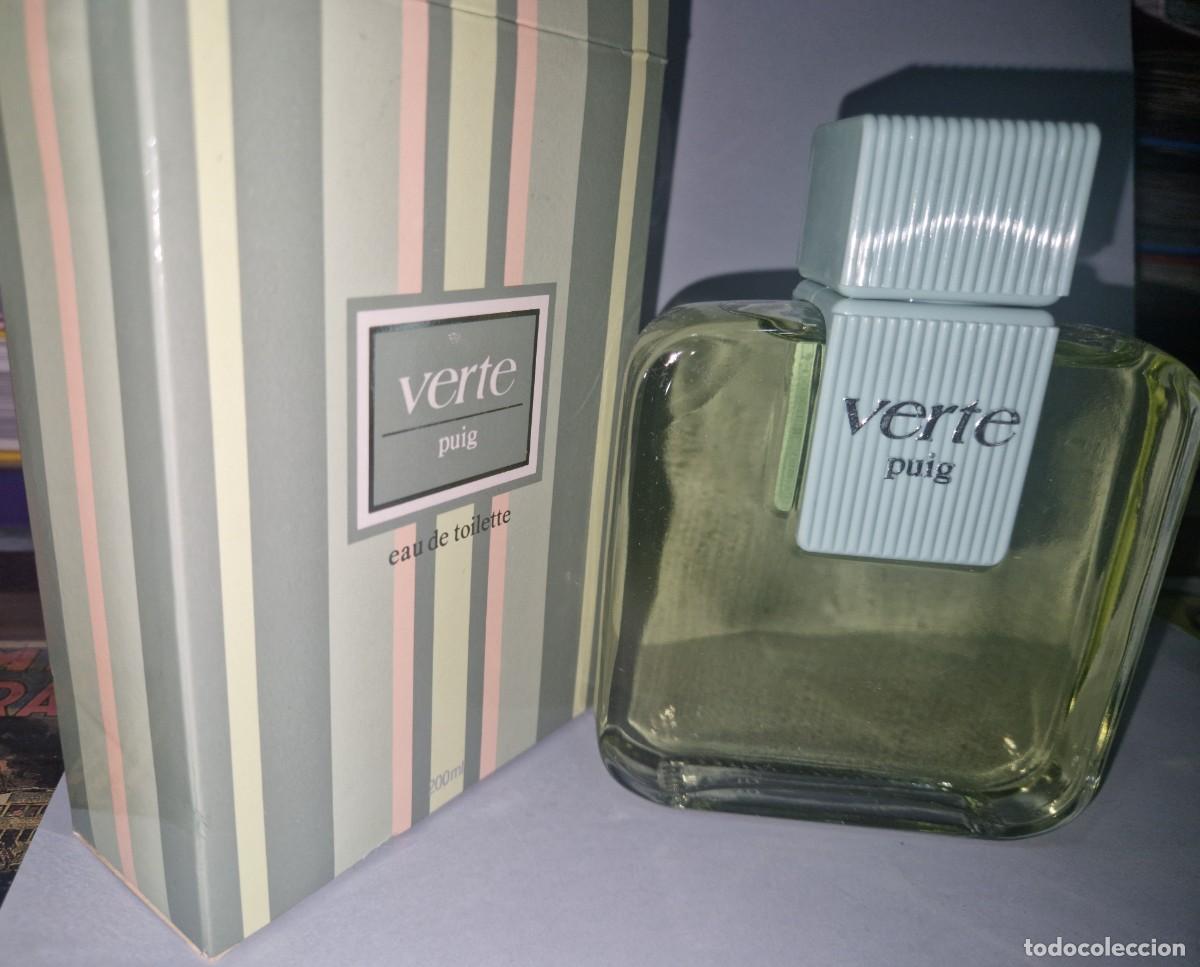 Miniaturas de perfumes antiguos: Frasco de colonia VERTE DE PUIG, 200ml