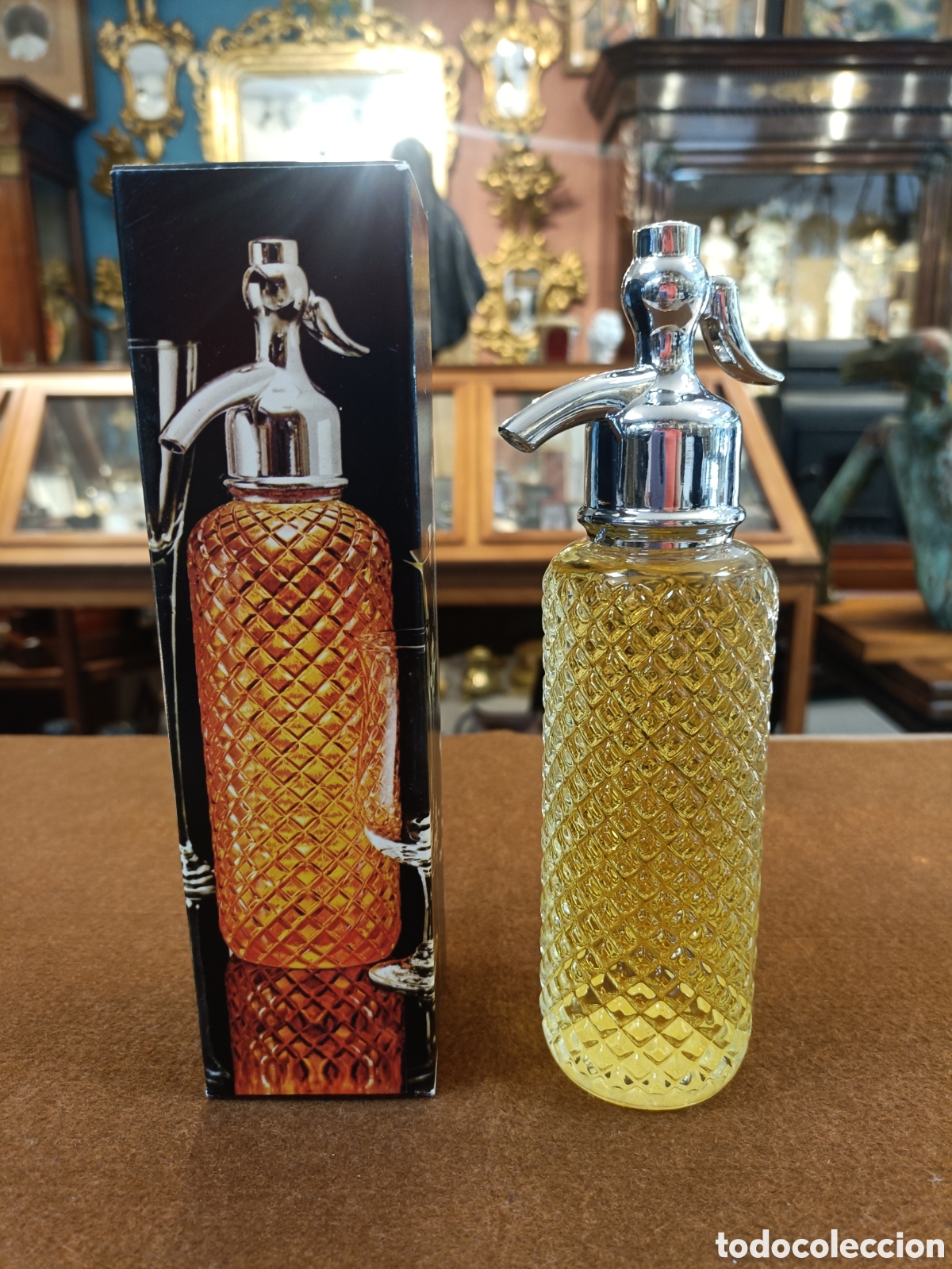 Miniaturas de perfumes antigos: COLONIA EN FORMA DE SIF&Oacute;N, AVON . A&Ntilde;OS 70/80 VINTAGE . NUEVO EN CAJA ORIGINAL