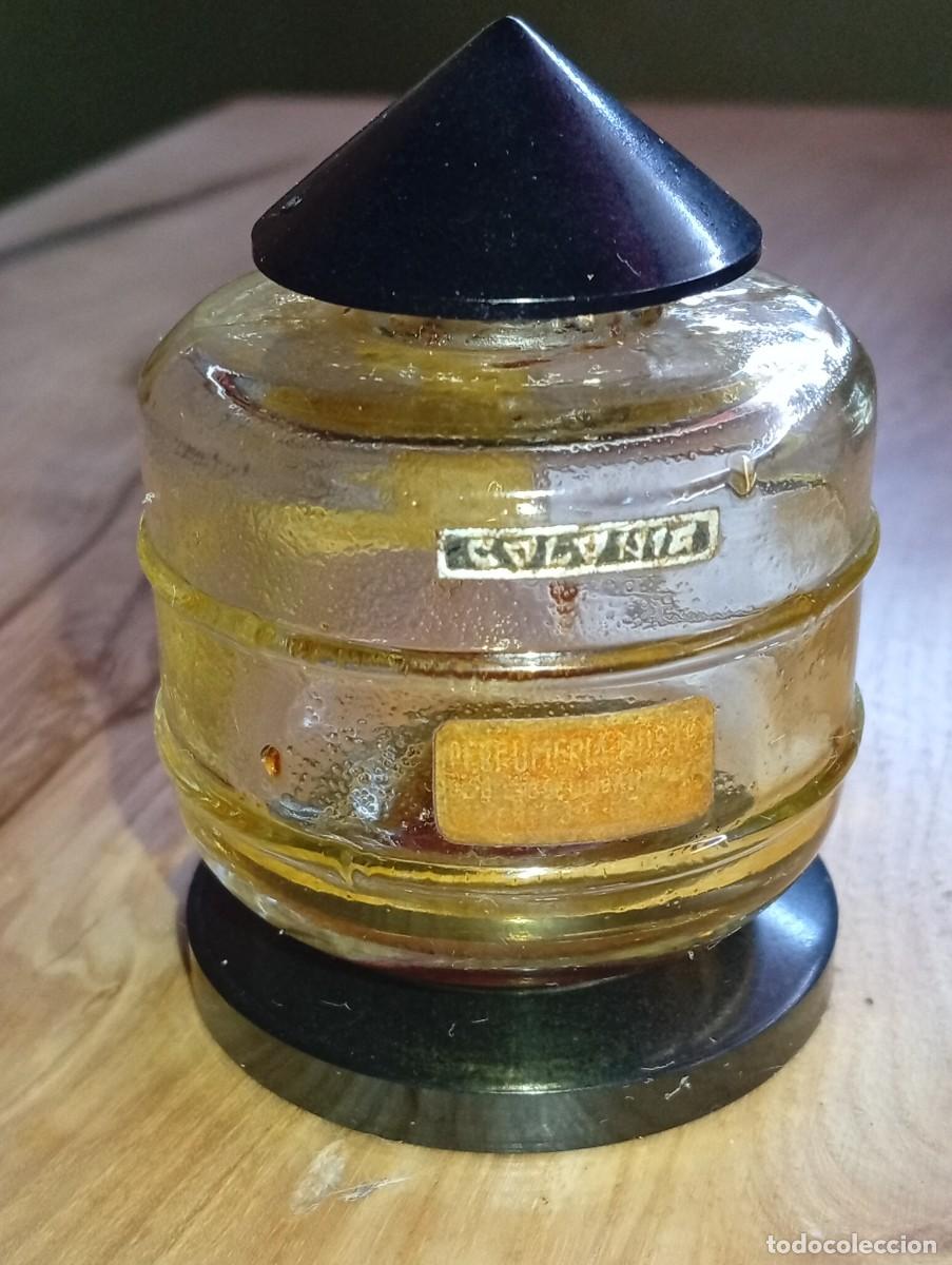 Miniaturas de perfumes antiguos: DIFICIL FRASCO COLONIA KIAN-SI PERFUMER&Iacute;A NOSYP MADRID A&Ntilde;OS 30 VIDRIO BASE Y TAPON BAQUELITA