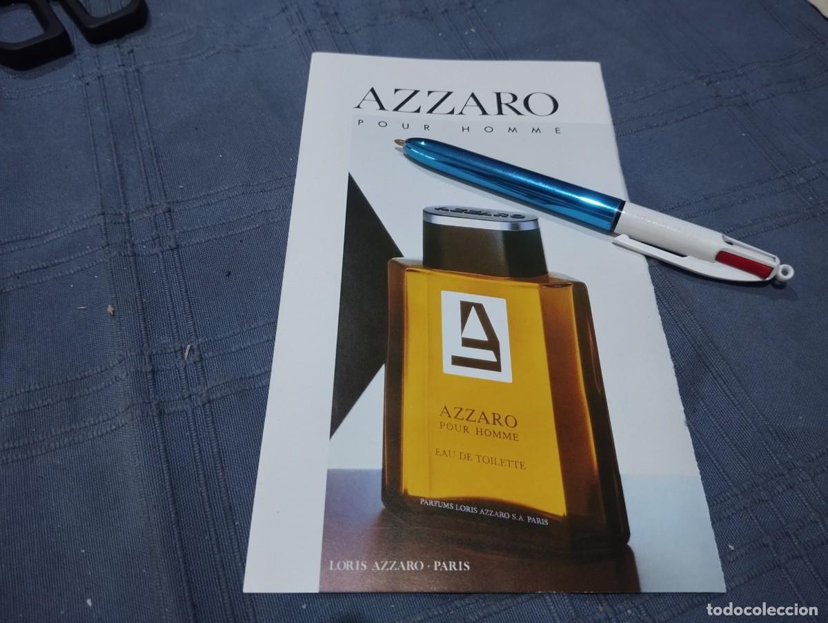 Miniaturas de perfumes antiguos: AZZARO PERFUME COLONIA HOMBRE ANUNCIO PUBLICIDAD REVISTA BONITO PARA ENMARCAR