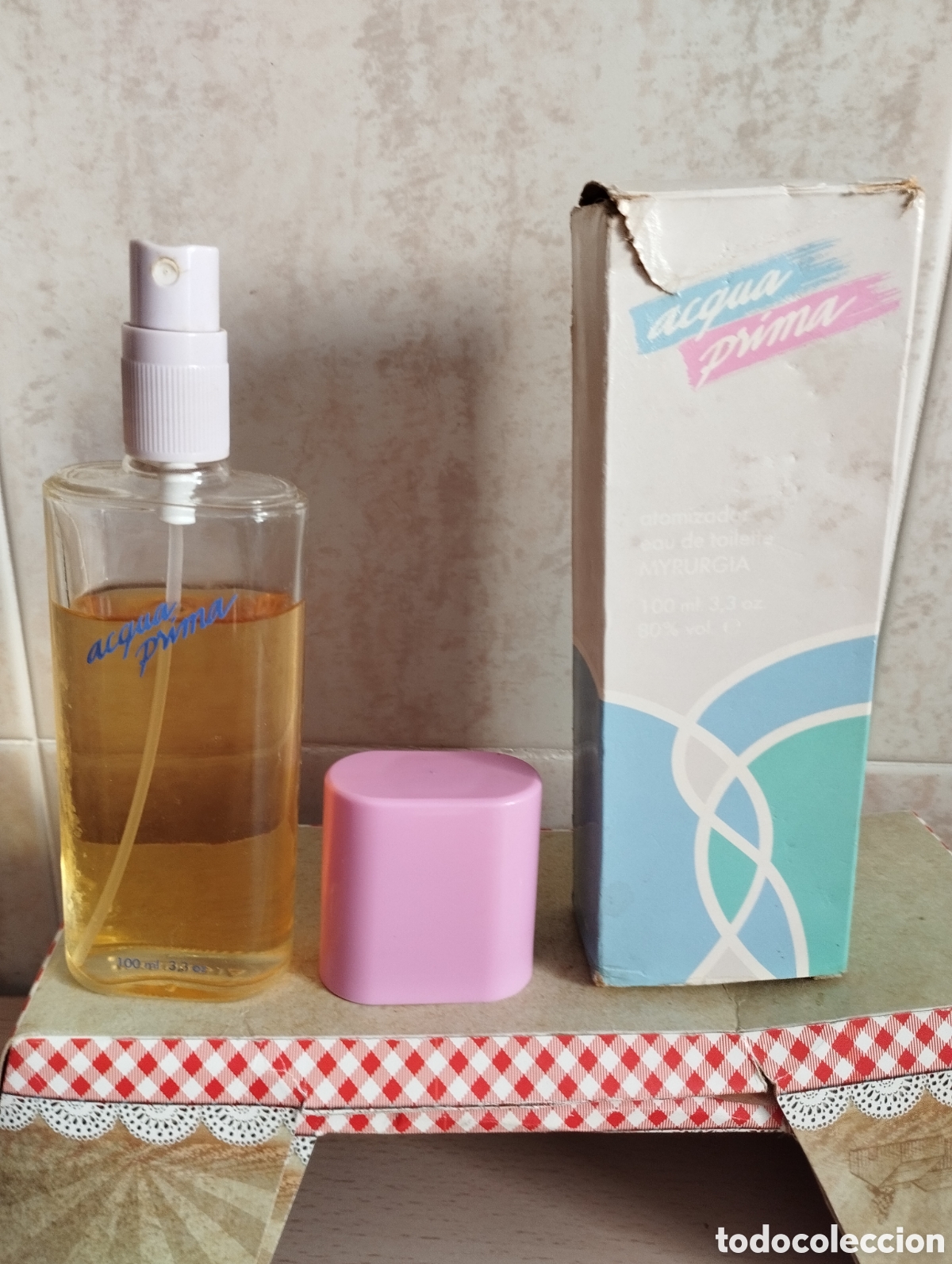 Miniaturas de perfumes antiguos: COLONIA ACQUA PRIMA MYRURGIA 100 ML.ATOMIZADOR