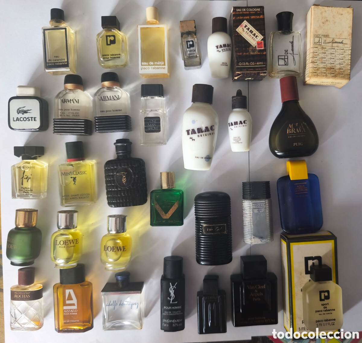 Miniaturas de perfumes antiguos: 30 miniaturas botellas perfume para hombre