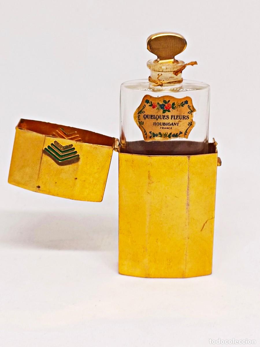 Miniaturas de perfumes antiguos: Miniatura de perfume Houbigant Quelques Fleurs - Foto 2
