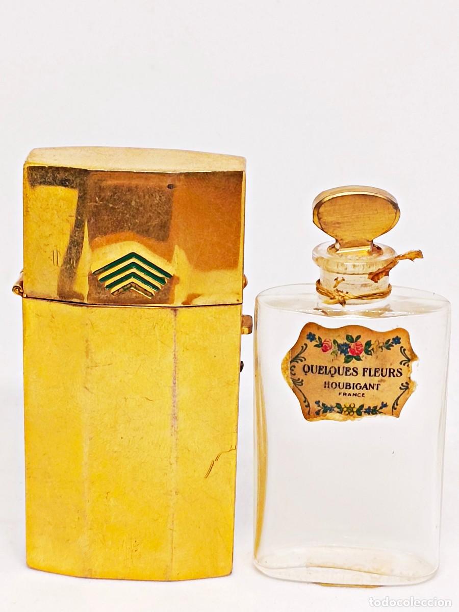 Miniaturas de perfumes antiguos: Miniatura de perfume Houbigant Quelques Fleurs