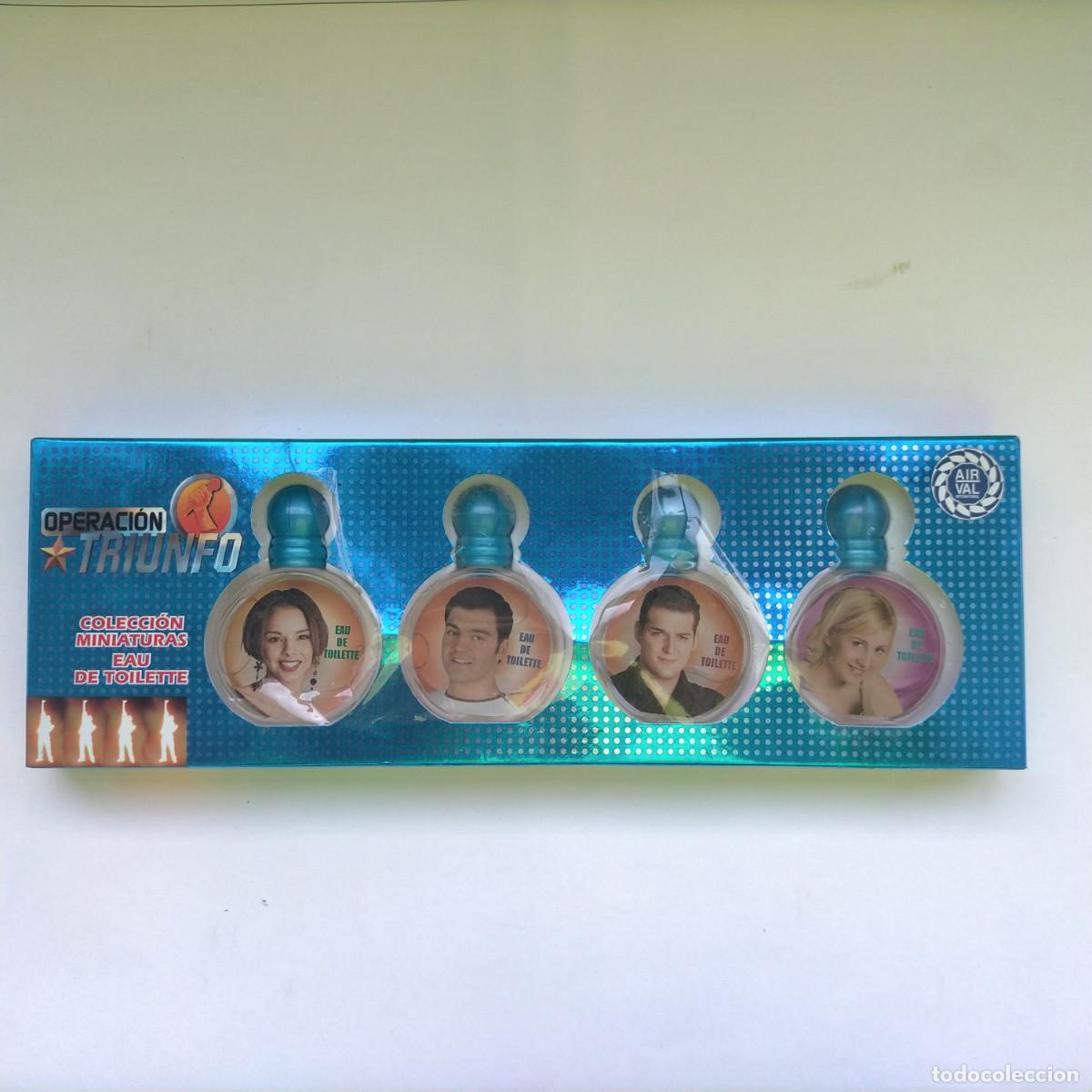 Miniaturas de perfumes antigos: COLONIAS OPERACION TRIUNFO 1&ordf; EDICION - MINIATURAS 7 ML