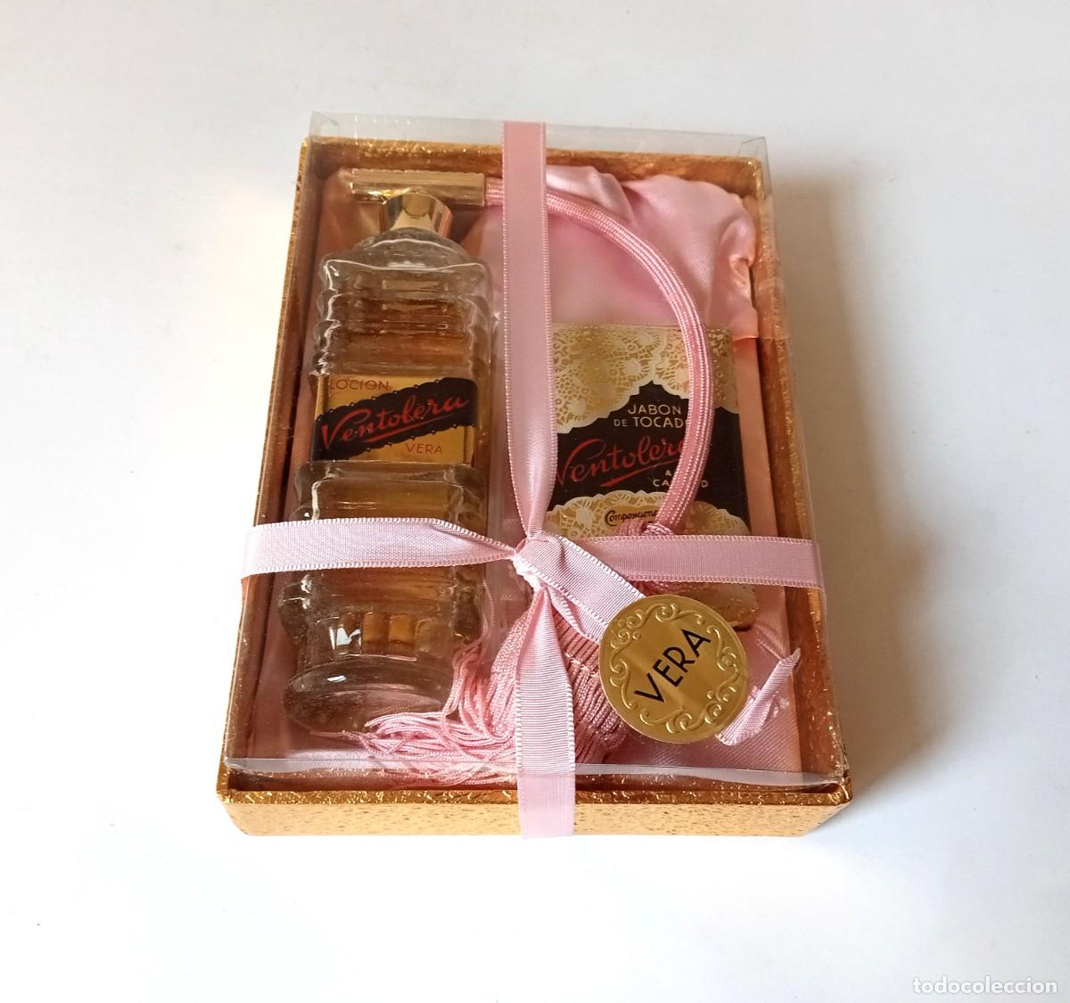 Miniaturas de perfumes antiguos: ESTUCHE VENTOLERA - VERA - Foto 5