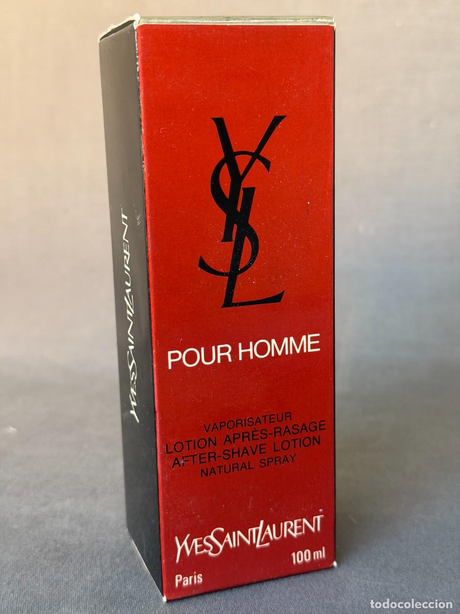 Miniaturas de perfumes antigos: Vintage pour homme de Yves Saint Laurent, vaporisateur lotion apr&eacute;s rasage , 100 ml, nuevo , 1980s.