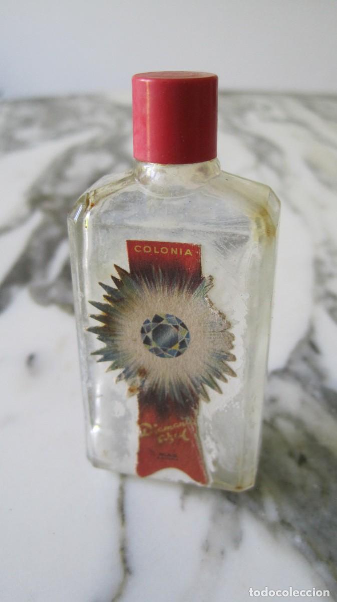 Miniaturas de perfumes antiguos: FRASCO DE COLONIA DIAMANTE AZUL - MAS ESPA&Ntilde;A