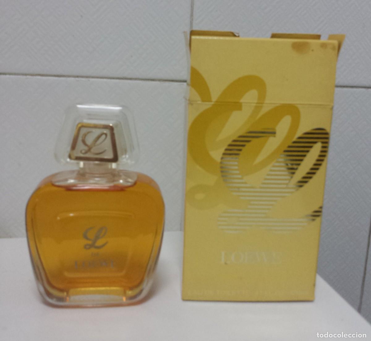 Miniaturas de perfumes antiguos: Perfume vintage &ldquo;L&rdquo; de Loewe. Eau de toilette. 120ml