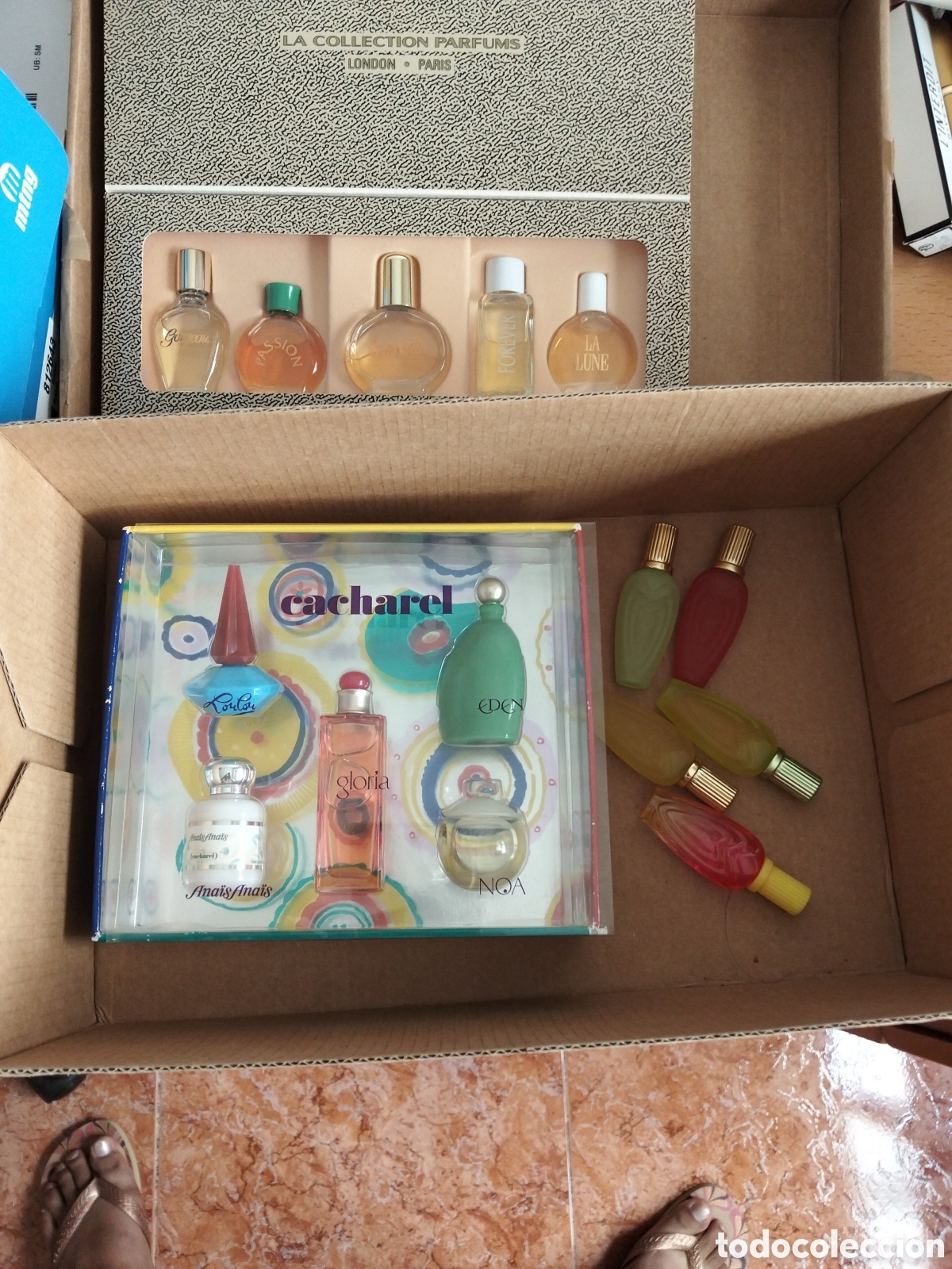 Miniaturas de perfumes antiguos: Lote miniaturas de perfume
