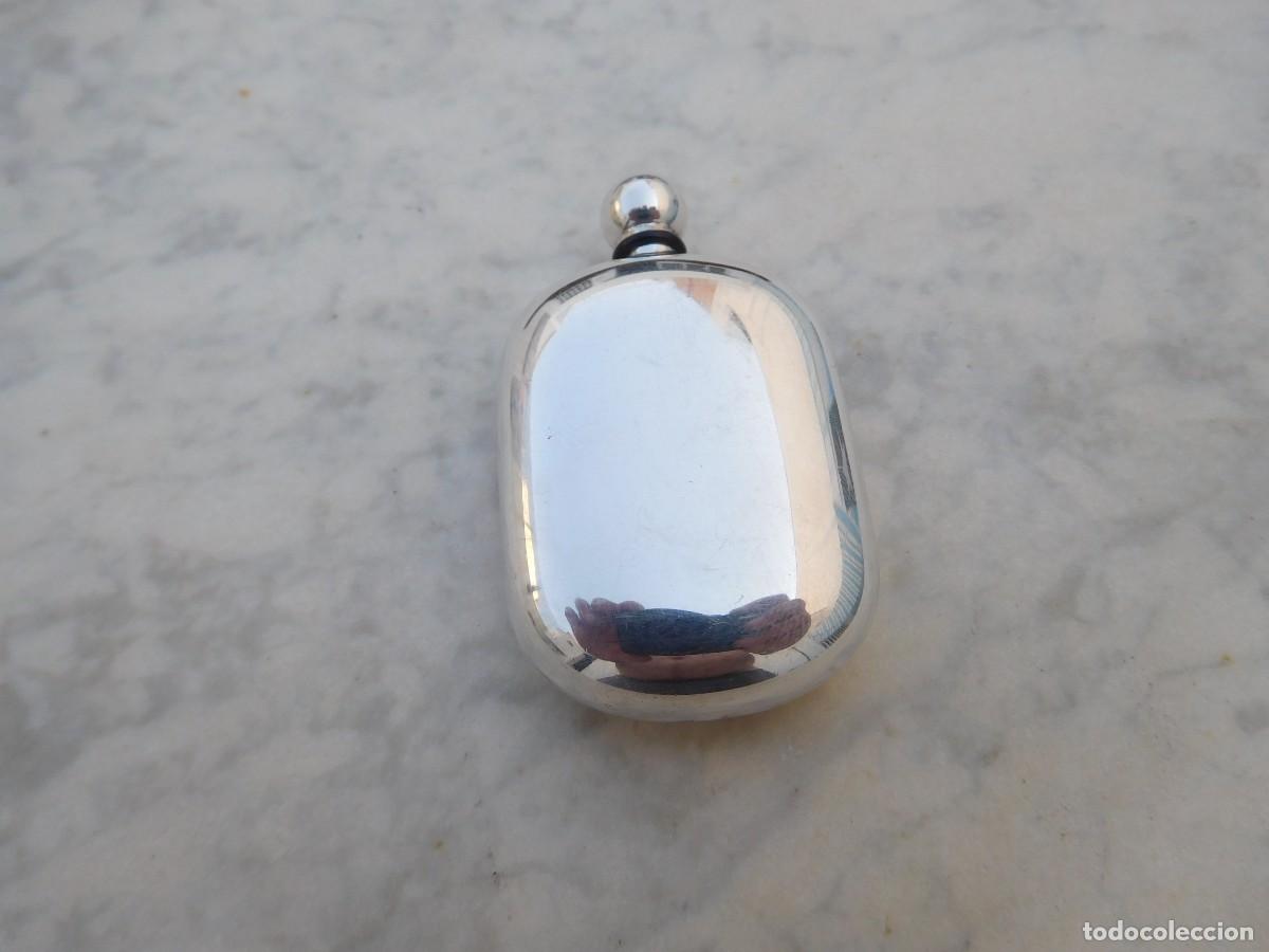 Miniaturas de perfumes antiguos: Perfumero vintage de plata - Foto 1