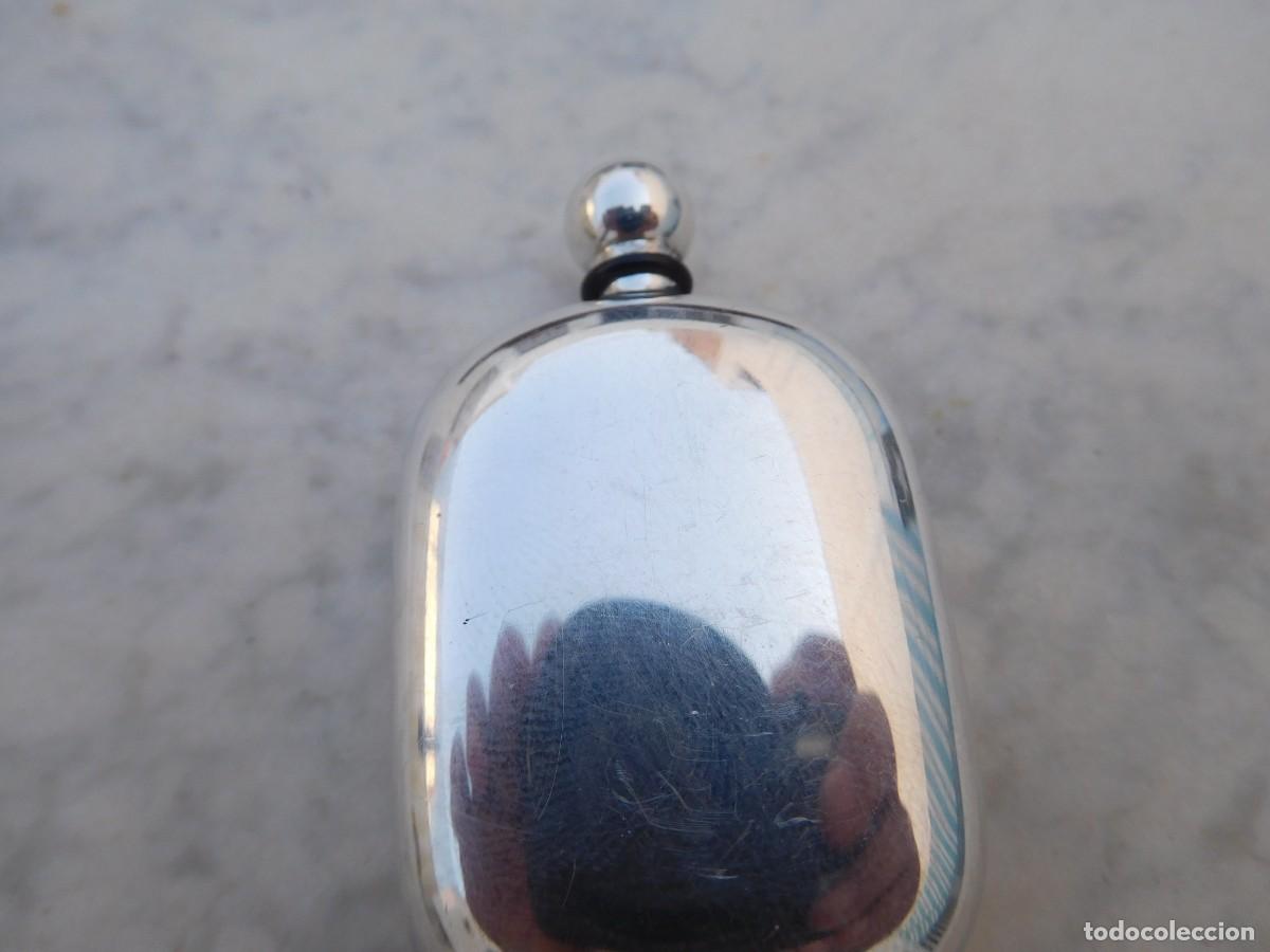 Miniaturas de perfumes antiguos: Perfumero vintage de plata - Foto 2