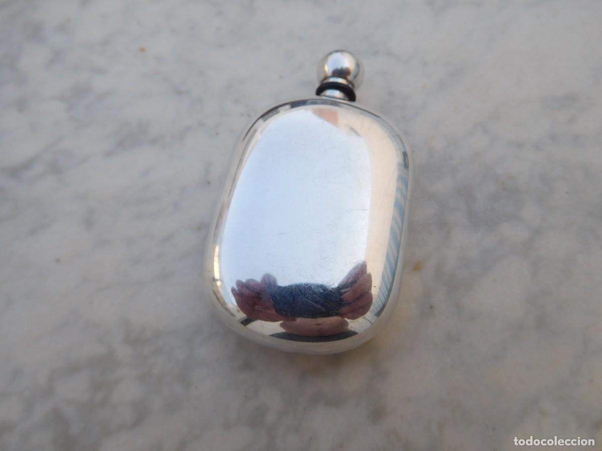Miniaturas de perfumes antiguos: Perfumero vintage de plata - Foto 3
