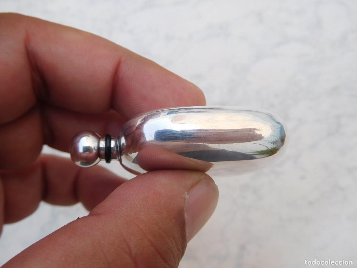 Miniaturas de perfumes antiguos: Perfumero vintage de plata - Foto 5