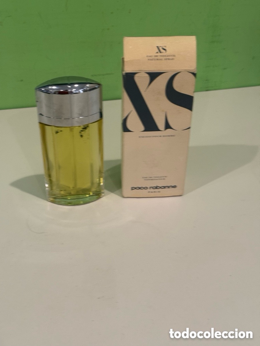 Miniatures of antique perfumes: Perfume Paco Rabanne XS Excess Pour Homme 100 ml con caja original a&ntilde;os 1990